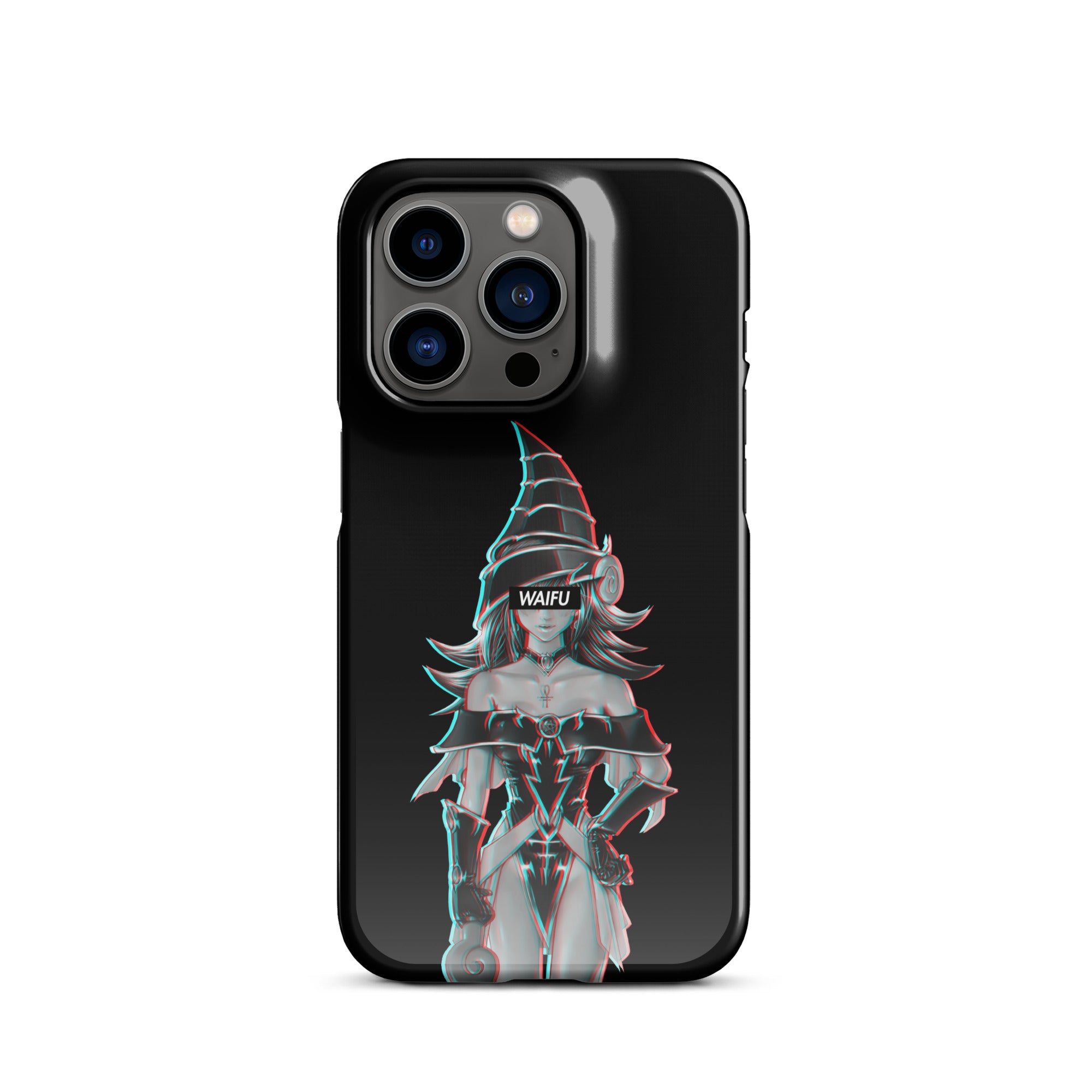 Magical Gal Waifu Material - Black Edition #001 iPhone Premium Case