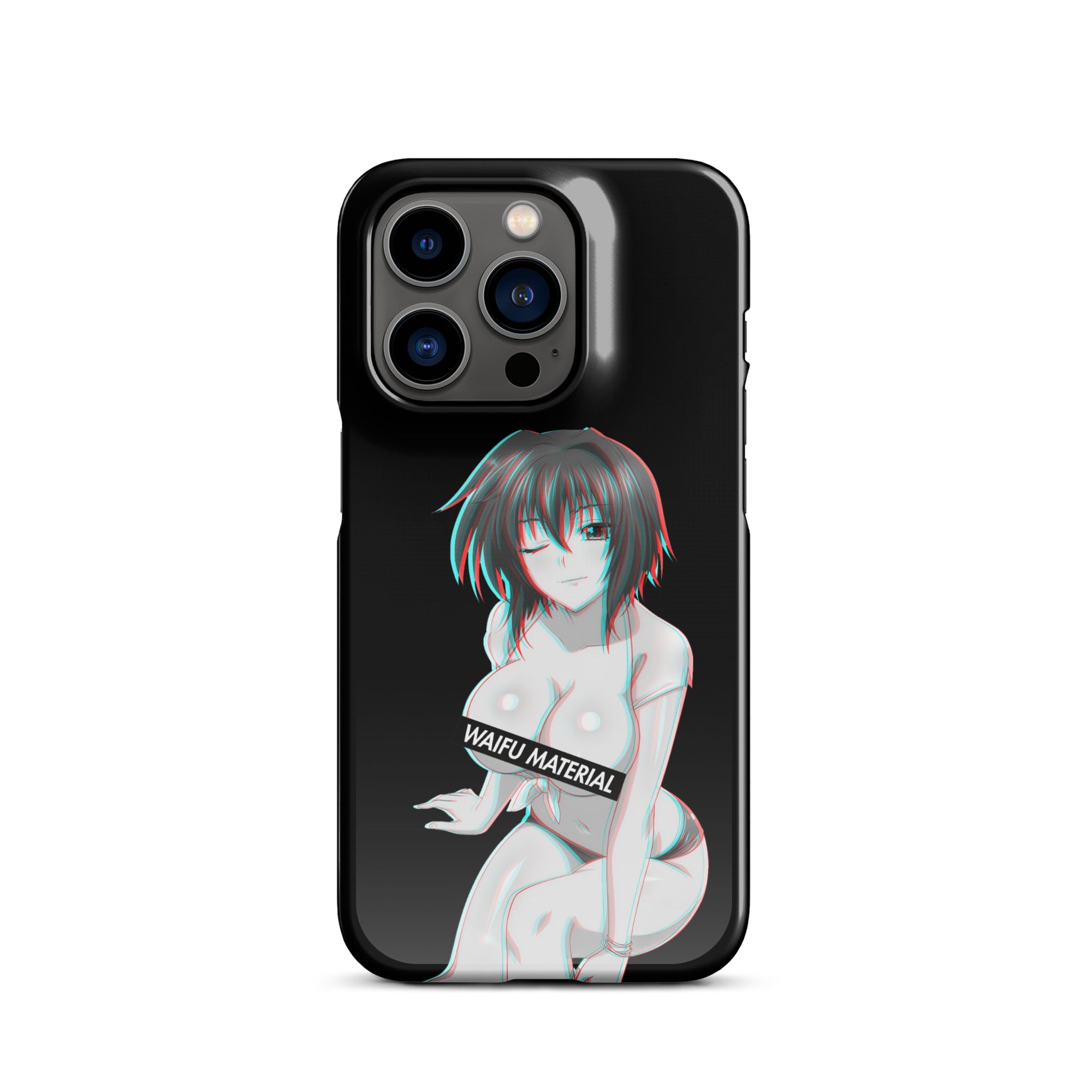 Xenovia Waifu Material - Black Edition #003 iPhone Premium Case
