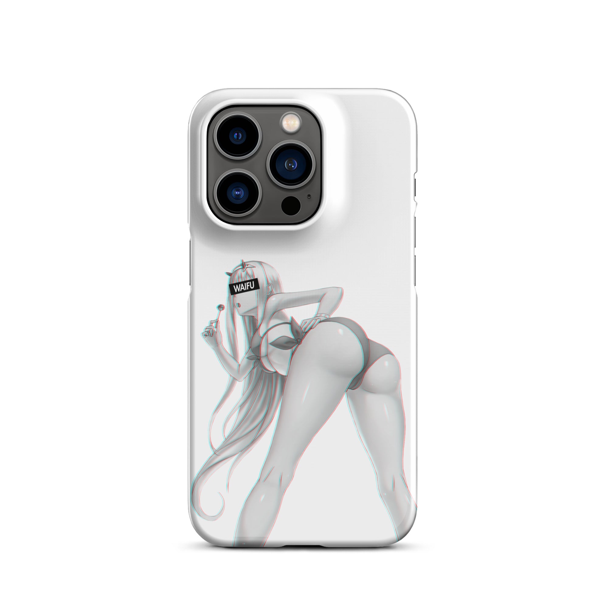 Zero Two Waifu Material #005 iPhone Premium Case