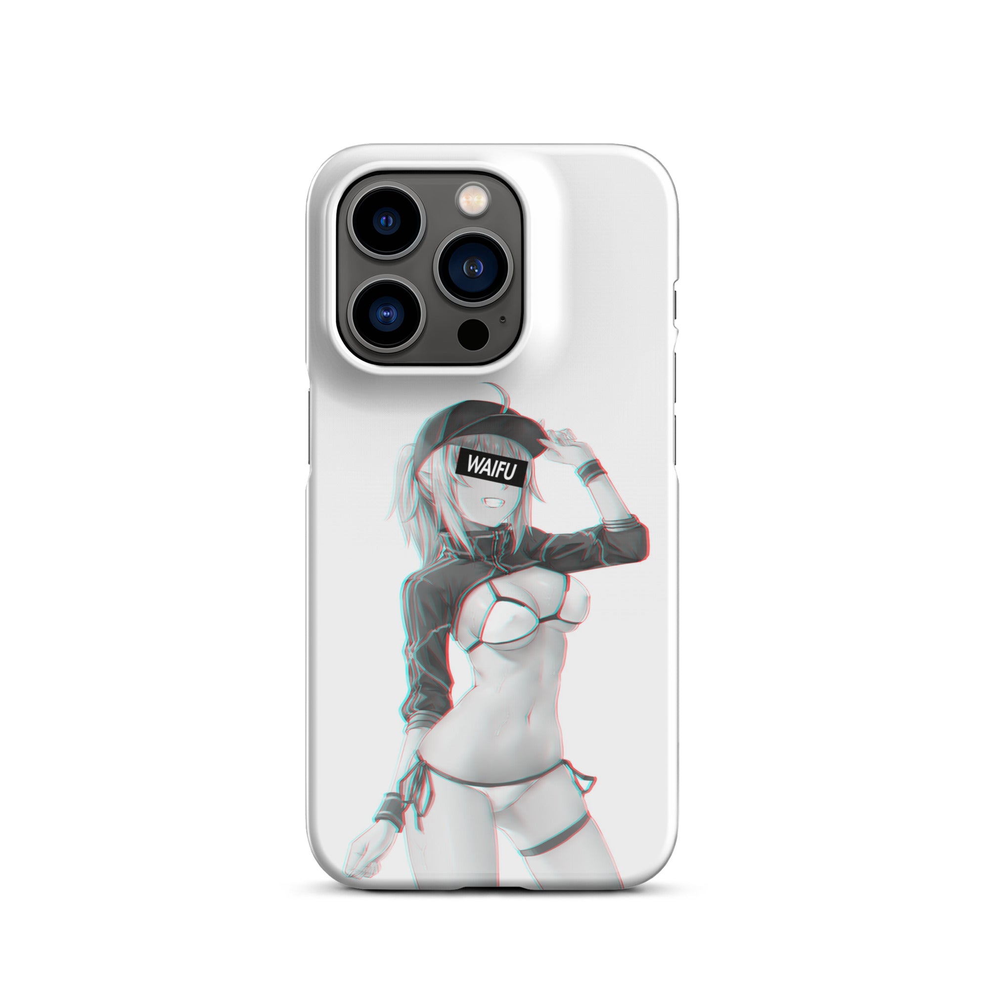 Mysterious Heroine Waifu Material #004 iPhone Premium Case