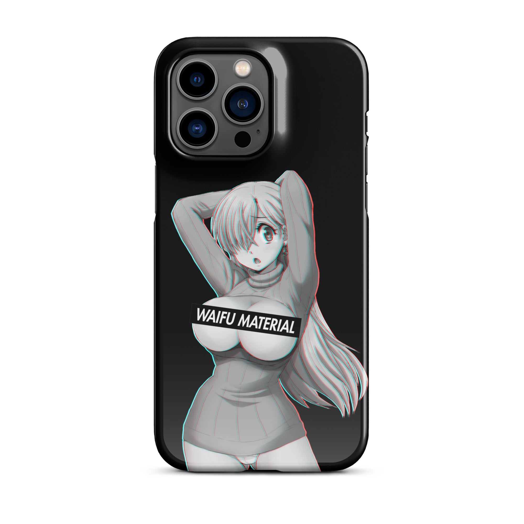 Elizabeth Waifu Material - Black Edition #001 iPhone Premium Case