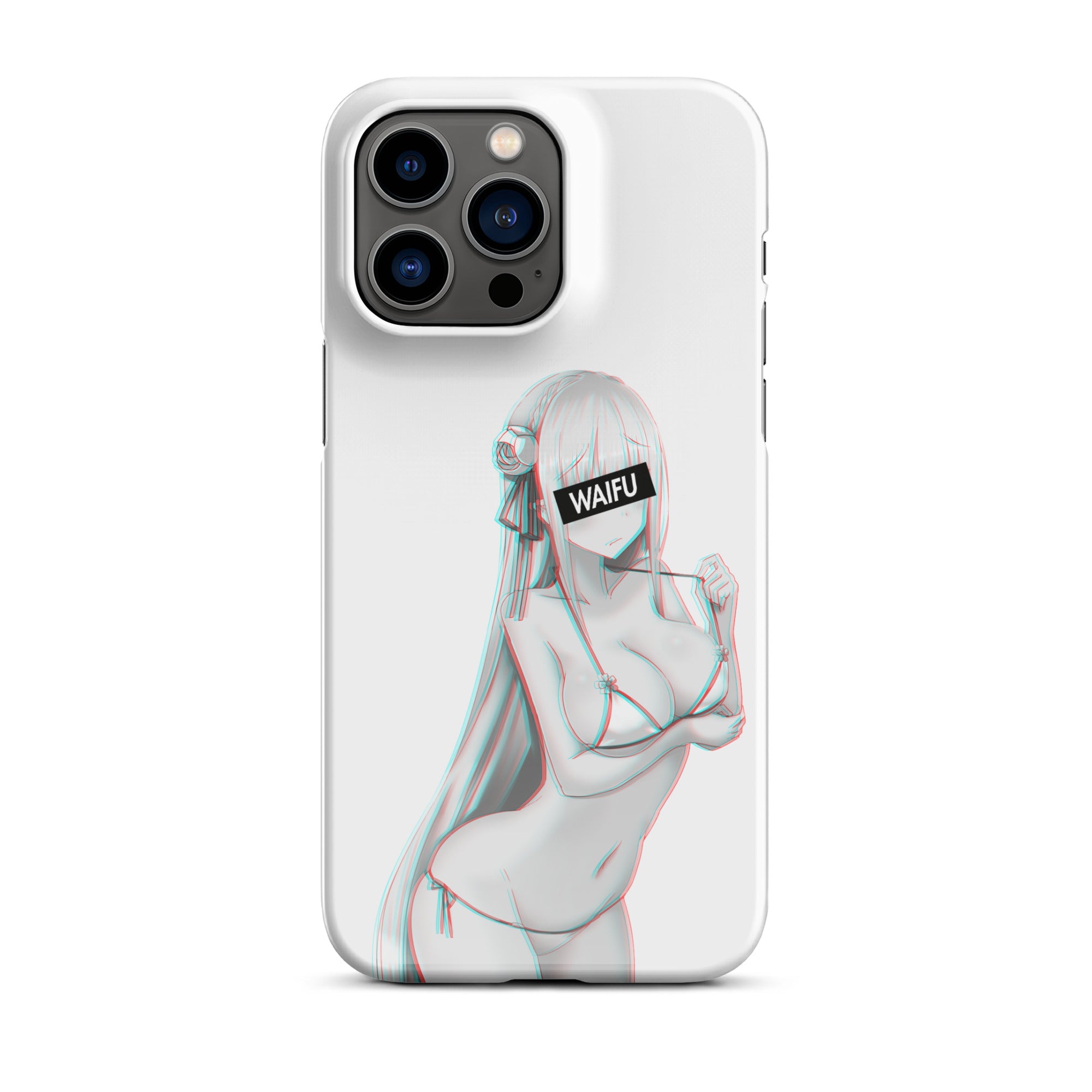 Emilia Waifu Material #002 iPhone Premium Case