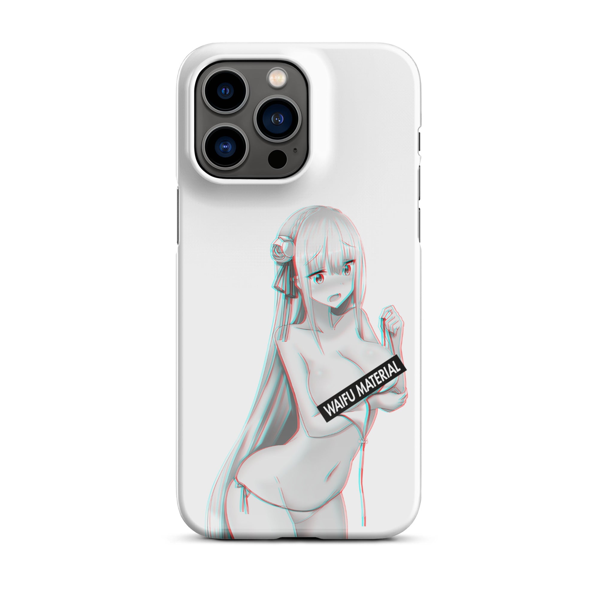 Emilia Waifu Material #003 iPhone Premium Case