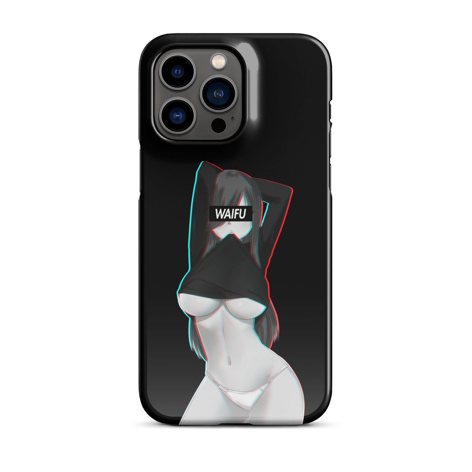 Erza Waifu Material - Black Edition #001 iPhone Premium Case