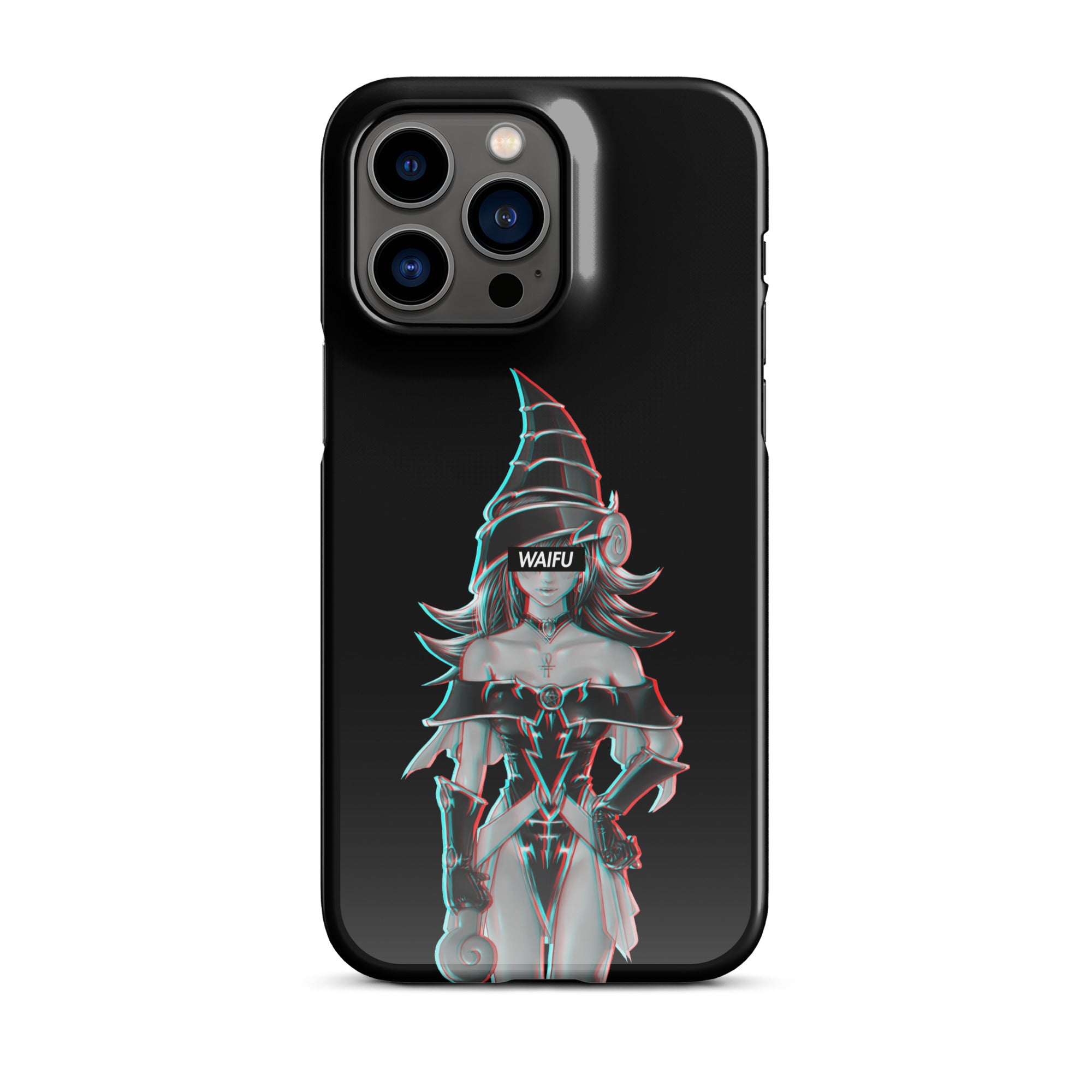 Magical Gal Waifu Material - Black Edition #001 iPhone Premium Case