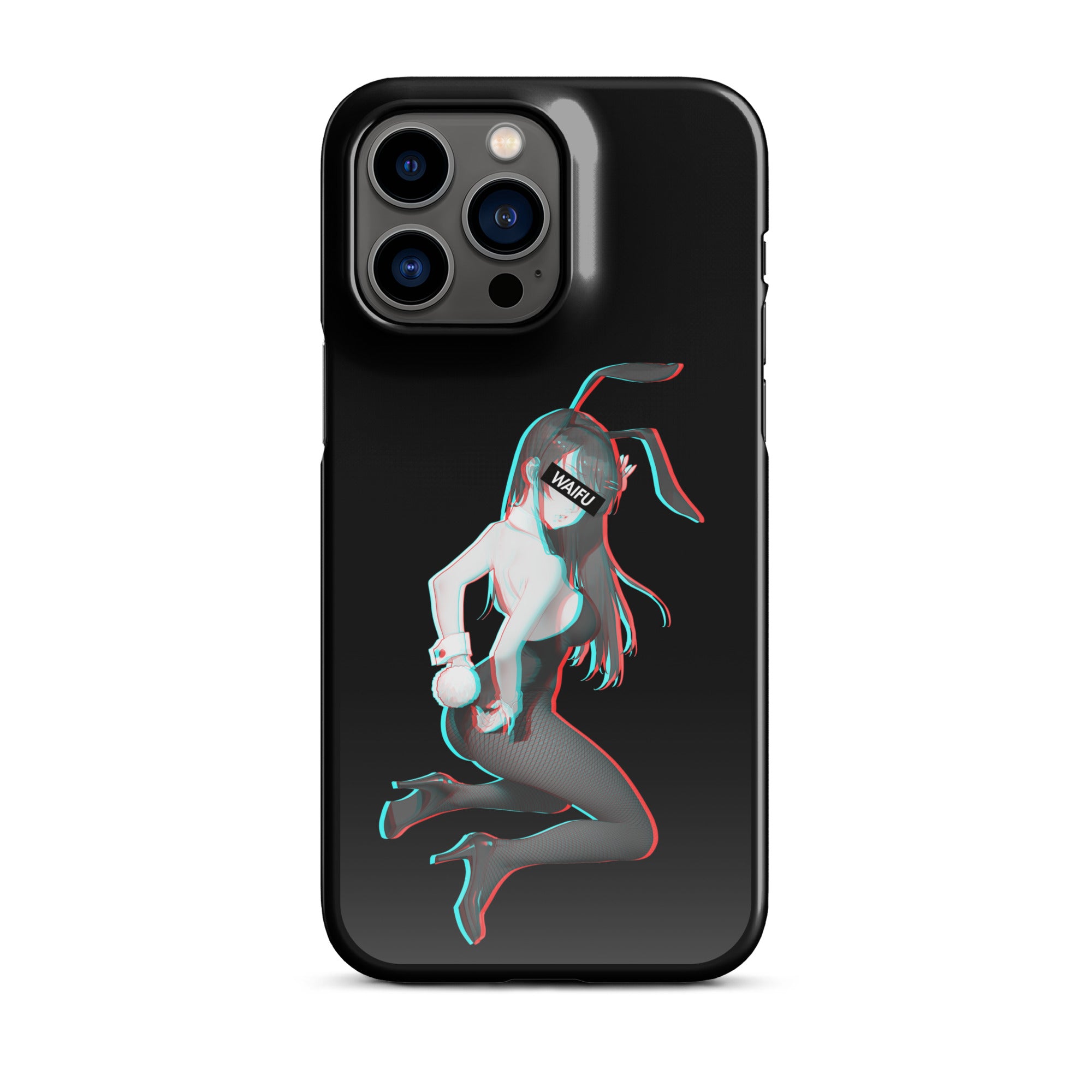 Mai Waifu Material - Black Edition #001 iPhone Premium Case