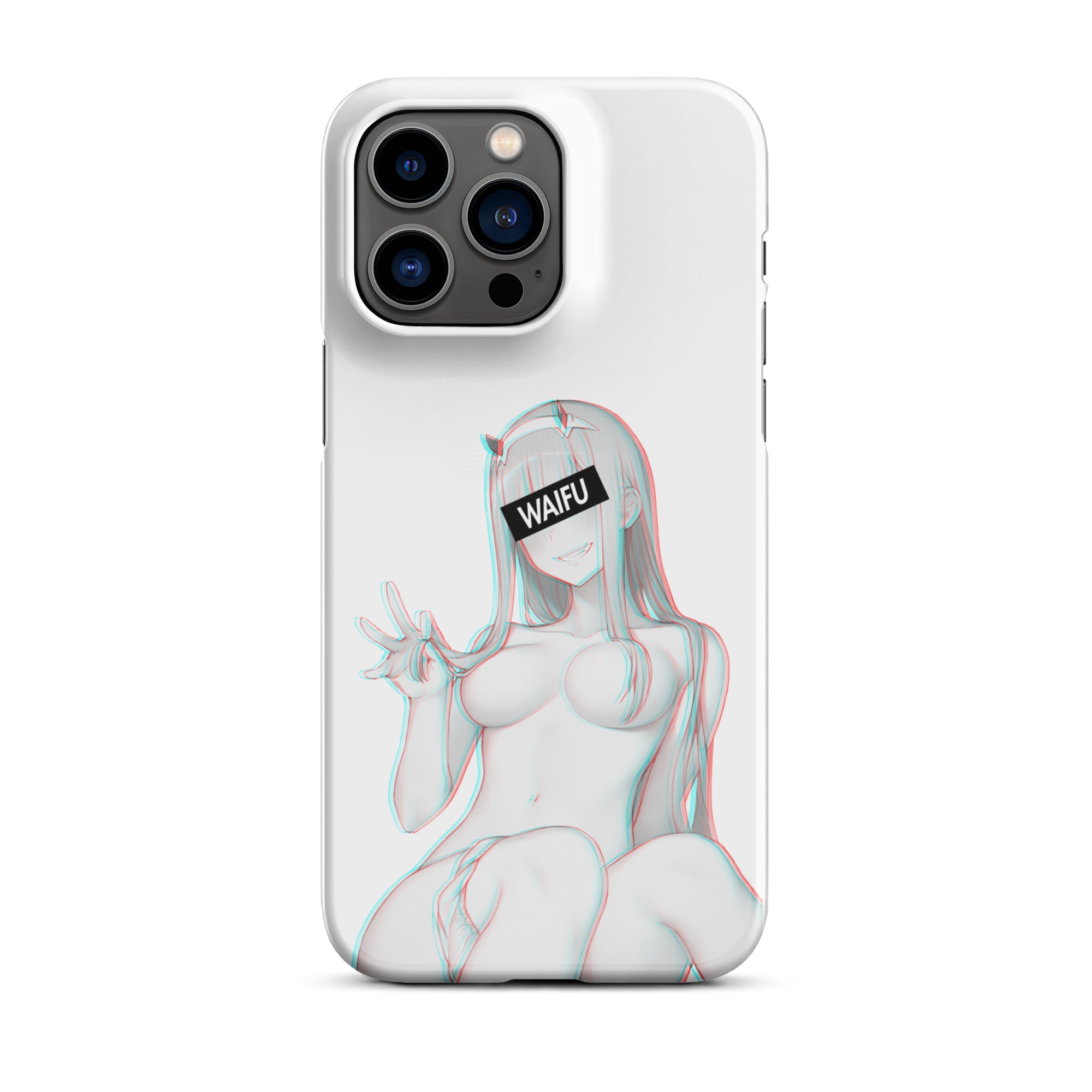 Zero Two Waifu Material #006 iPhone Premium Case