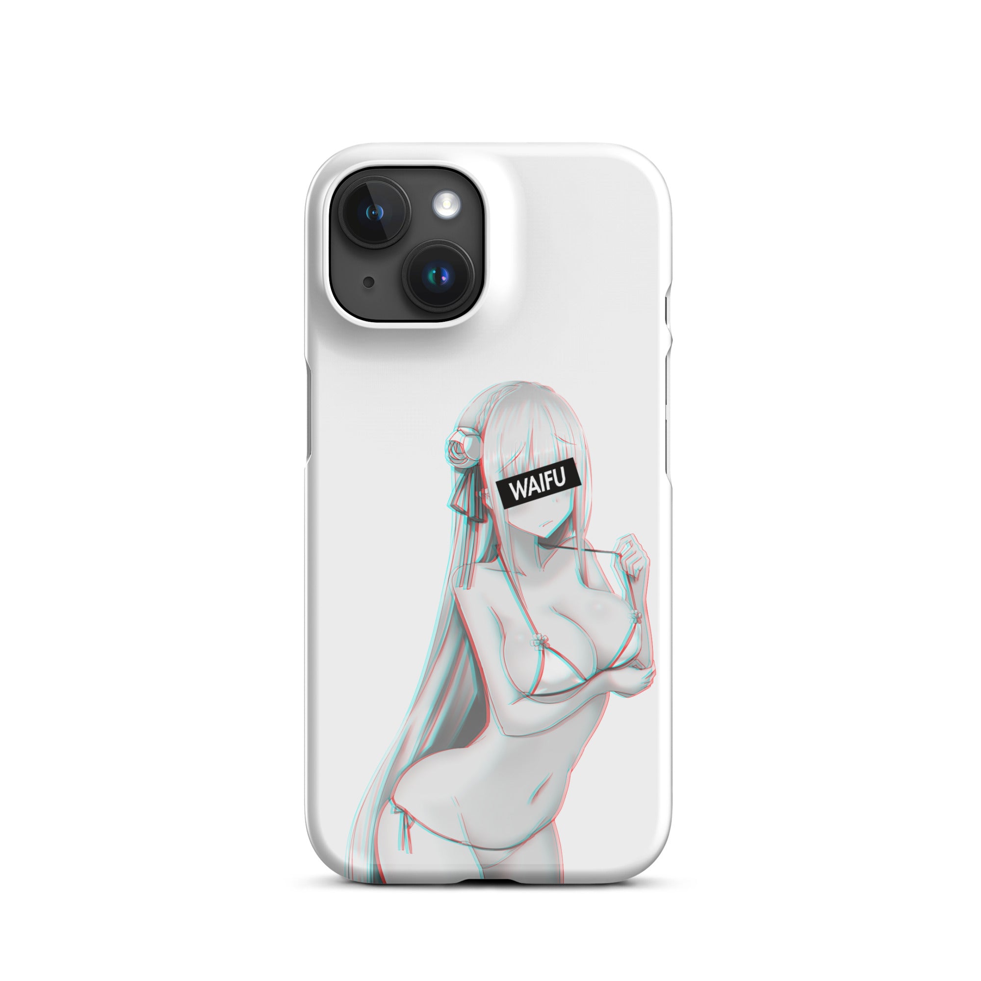 Emilia Waifu Material #002 iPhone Premium Case