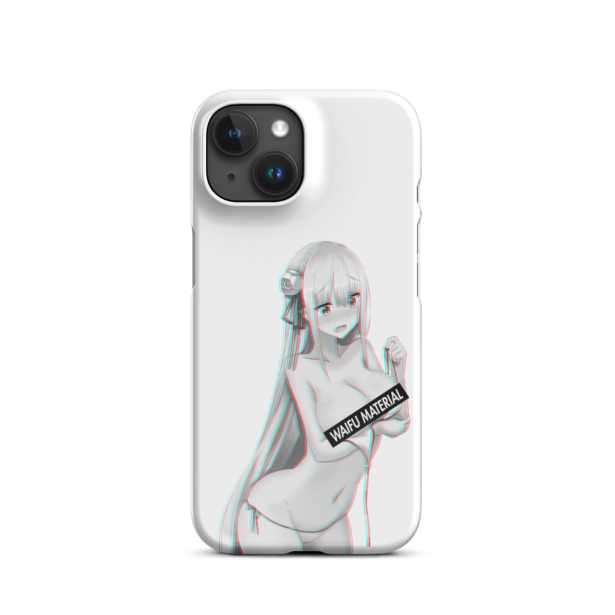 Emilia Waifu Material #003 iPhone Premium Case