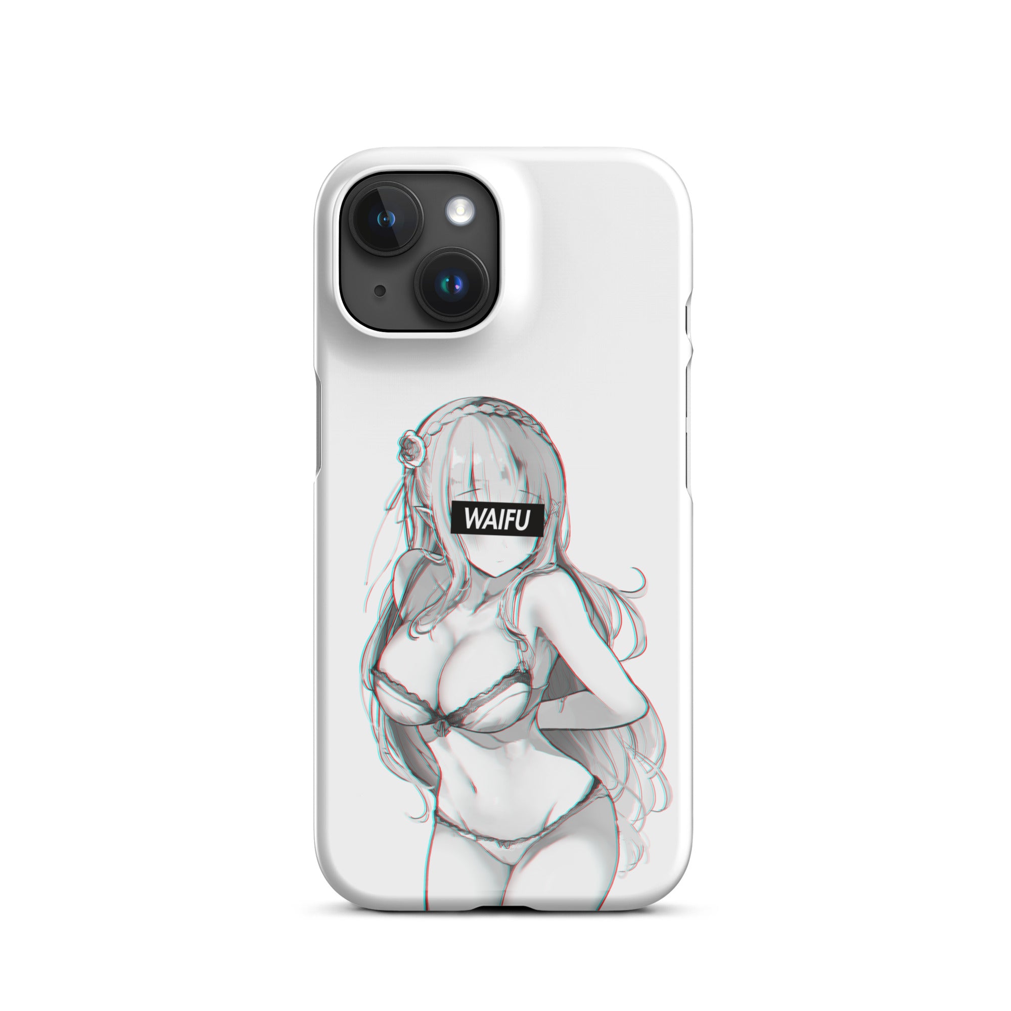Emilia Waifu Material #004 iPhone Premium Case