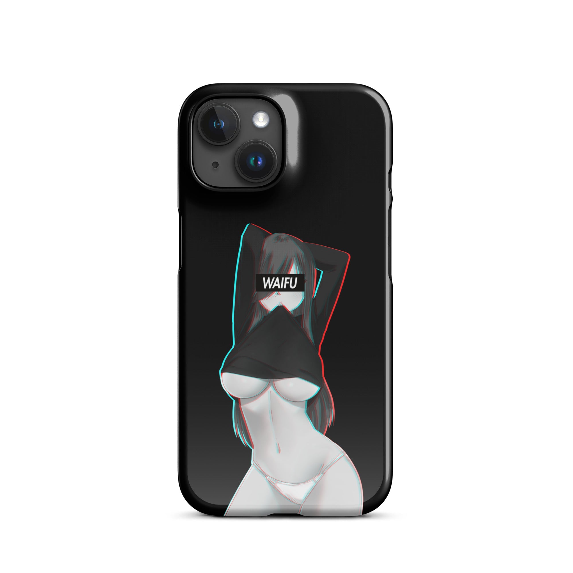 Erza Waifu Material - Black Edition #001 iPhone Premium Case