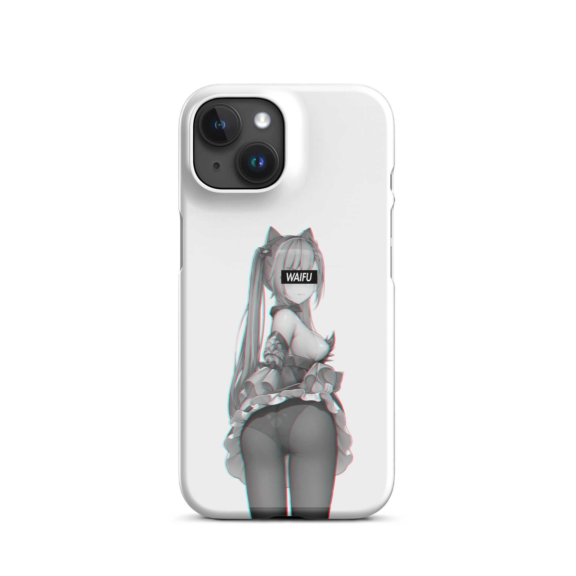 Keqing Waifu Material #001 iPhone Premium Case