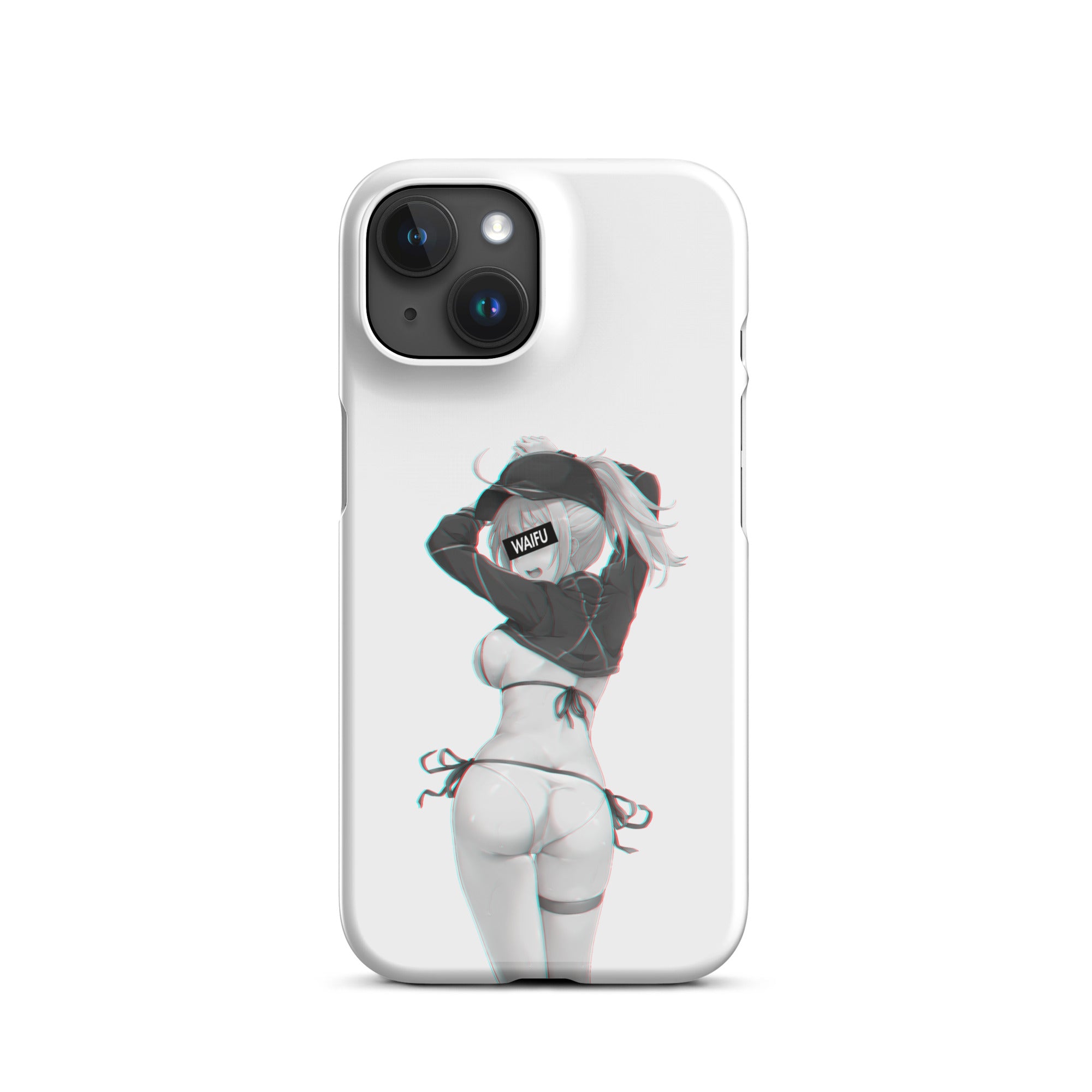 Mysterious Heroine Waifu Material #003 iPhone Premium Case