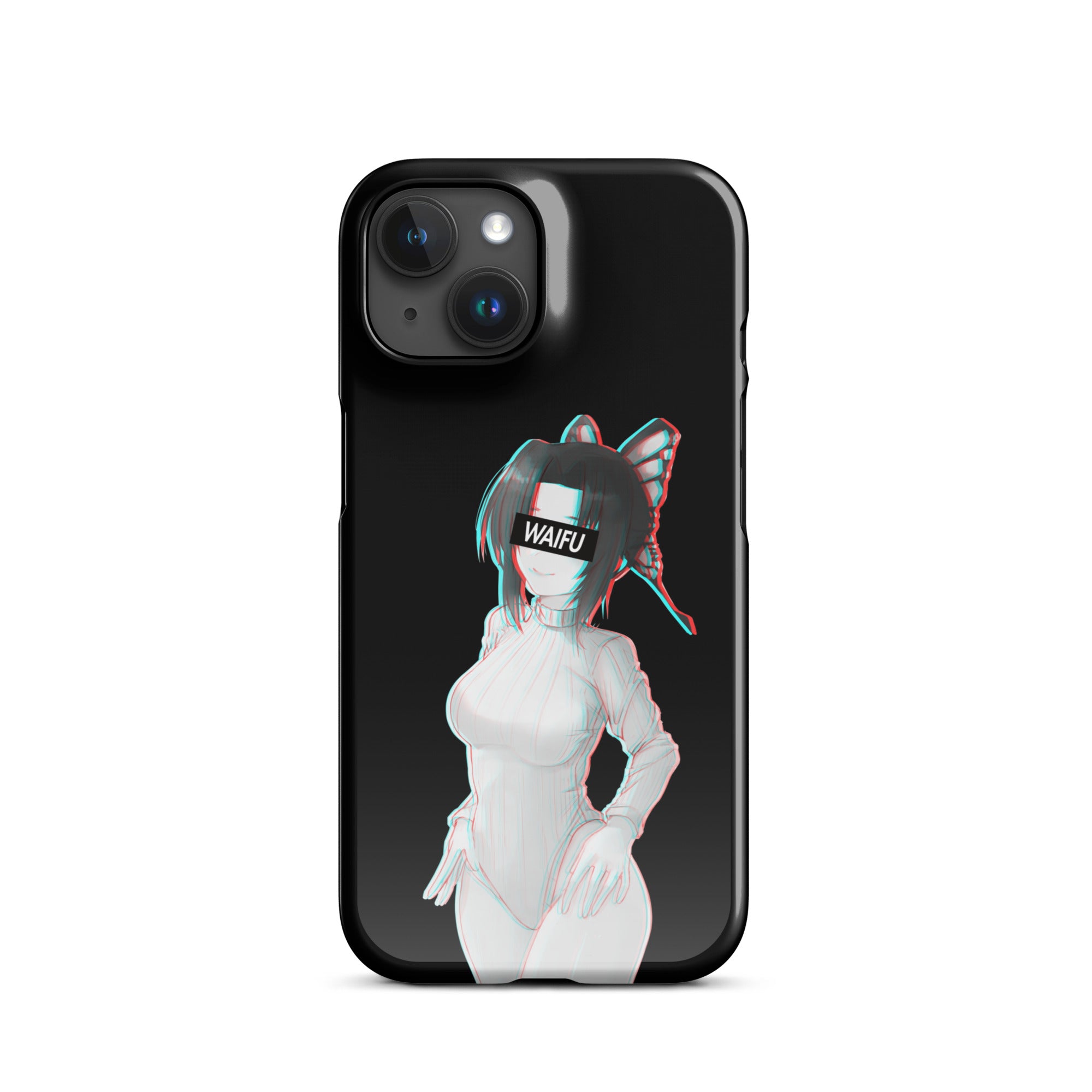 Shinobu Waifu Material - Black Edition #002 iPhone Premium Case
