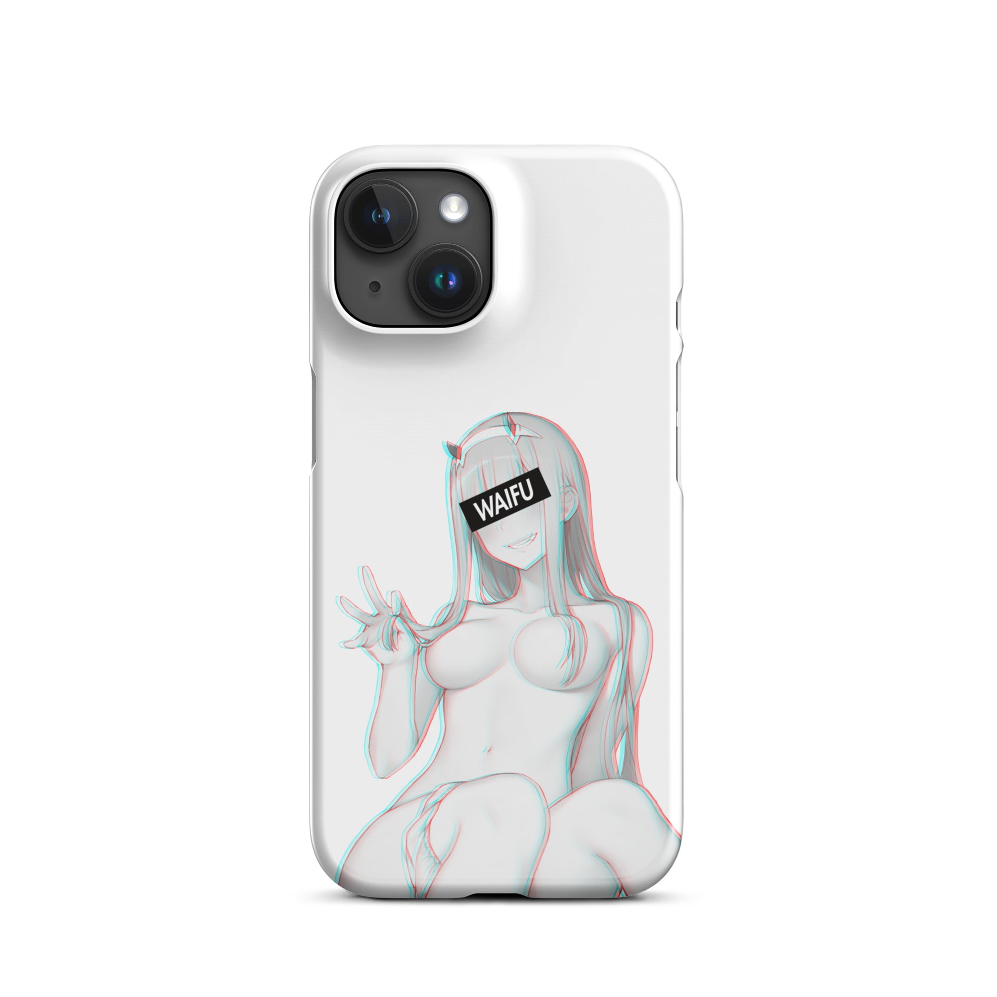 Zero Two Waifu Material #006 iPhone Premium Case