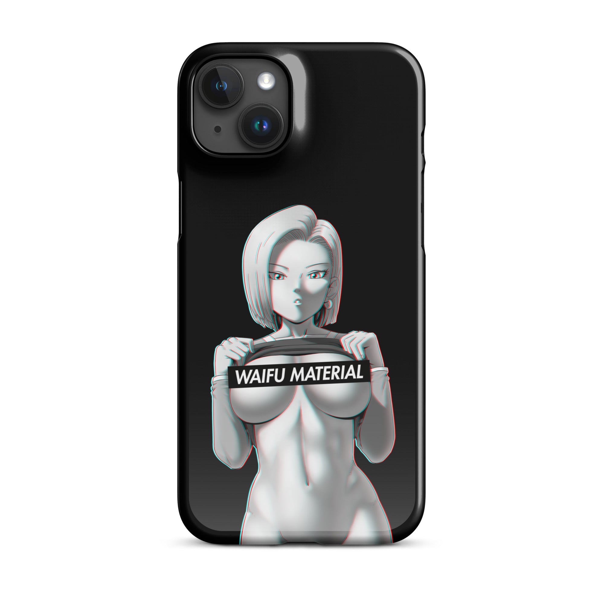C18 Waifu Material - Black Edition #001 iPhone Premium Case