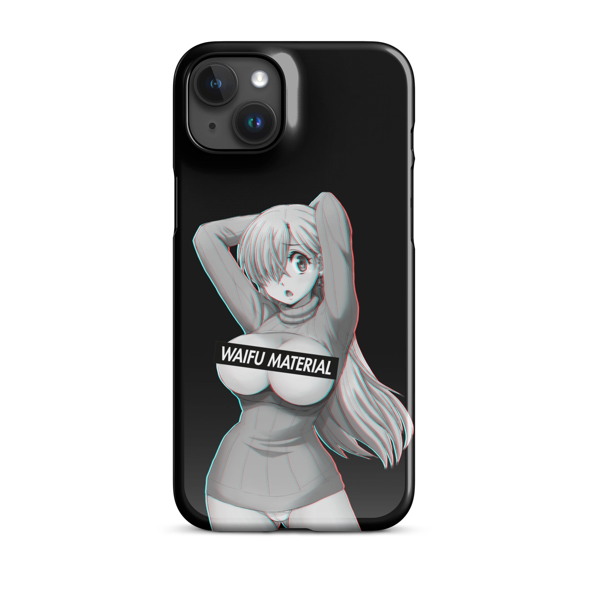 Elizabeth Waifu Material - Black Edition #001 iPhone Premium Case