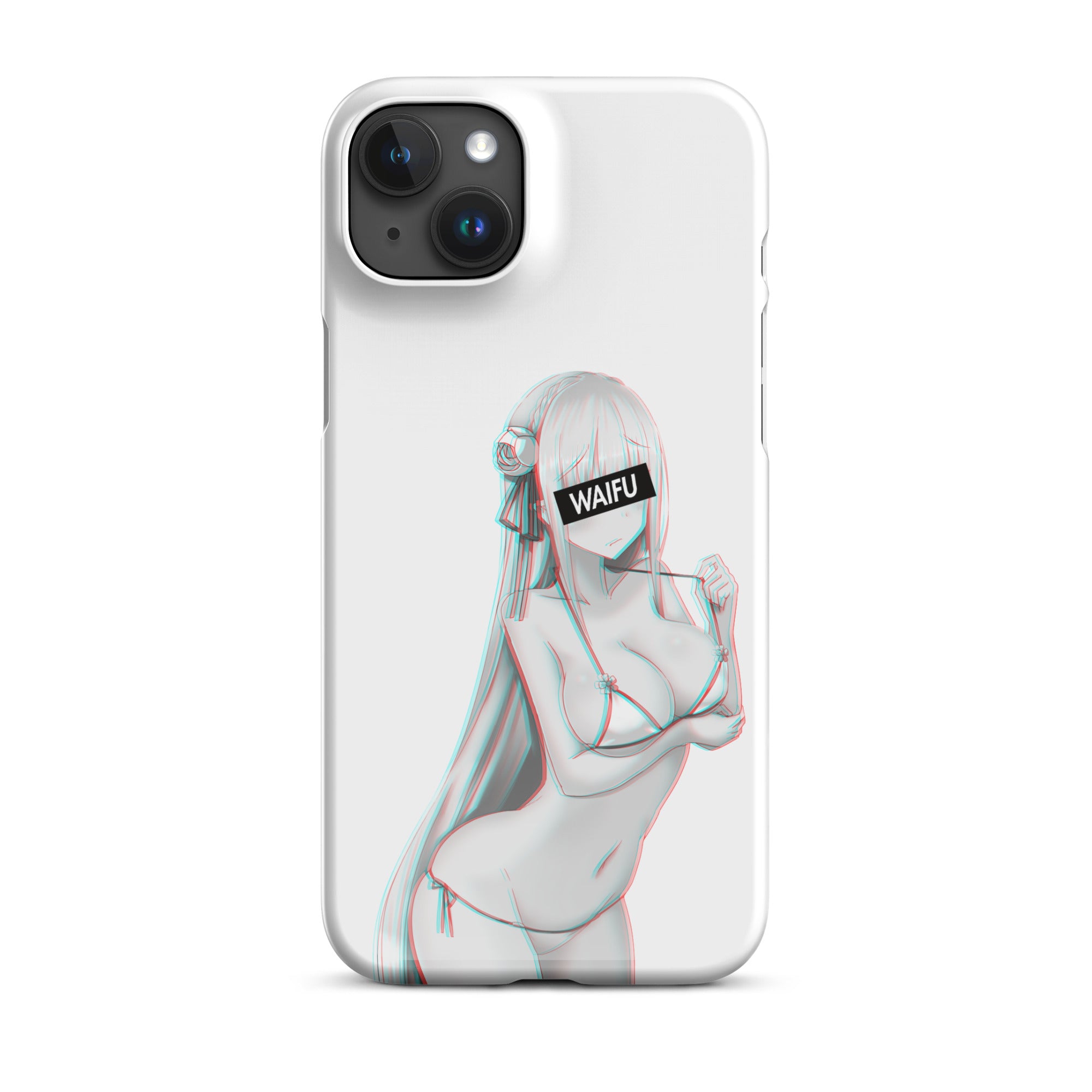 Emilia Waifu Material #002 iPhone Premium Case
