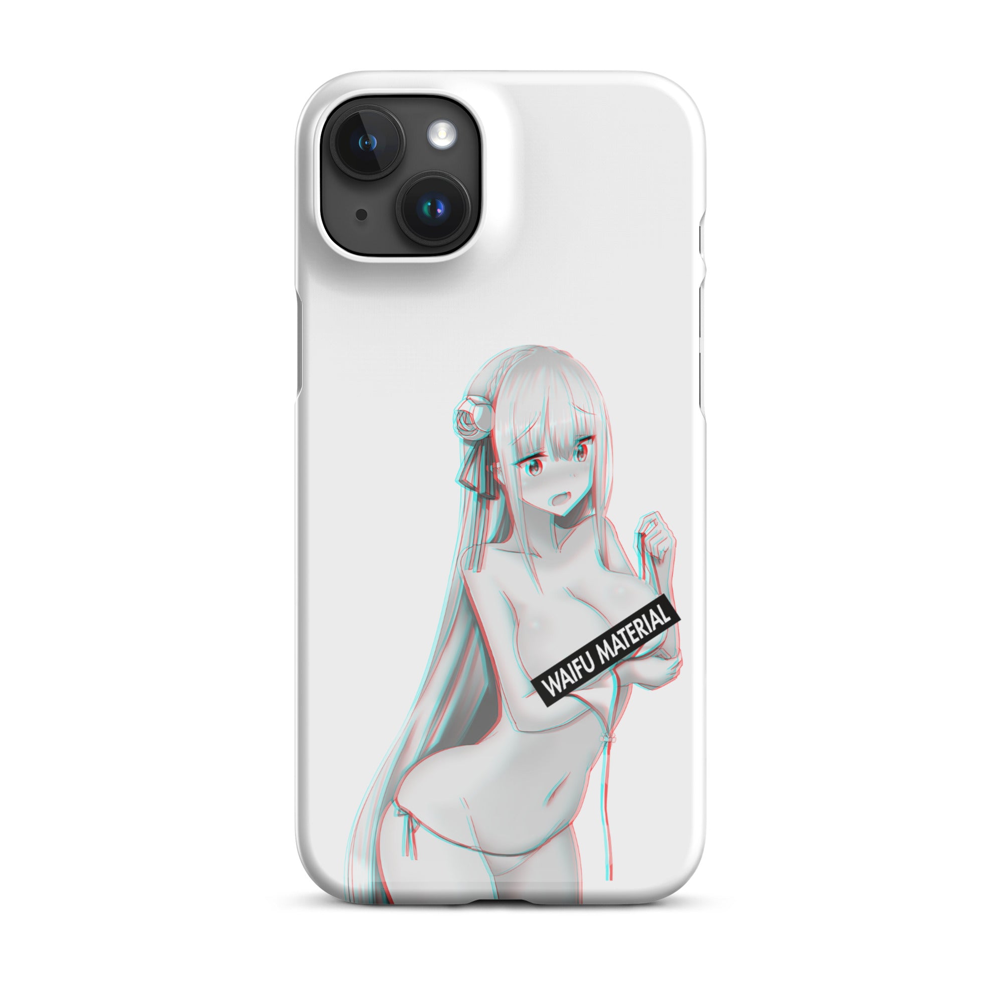 Emilia Waifu Material #003 iPhone Premium Case