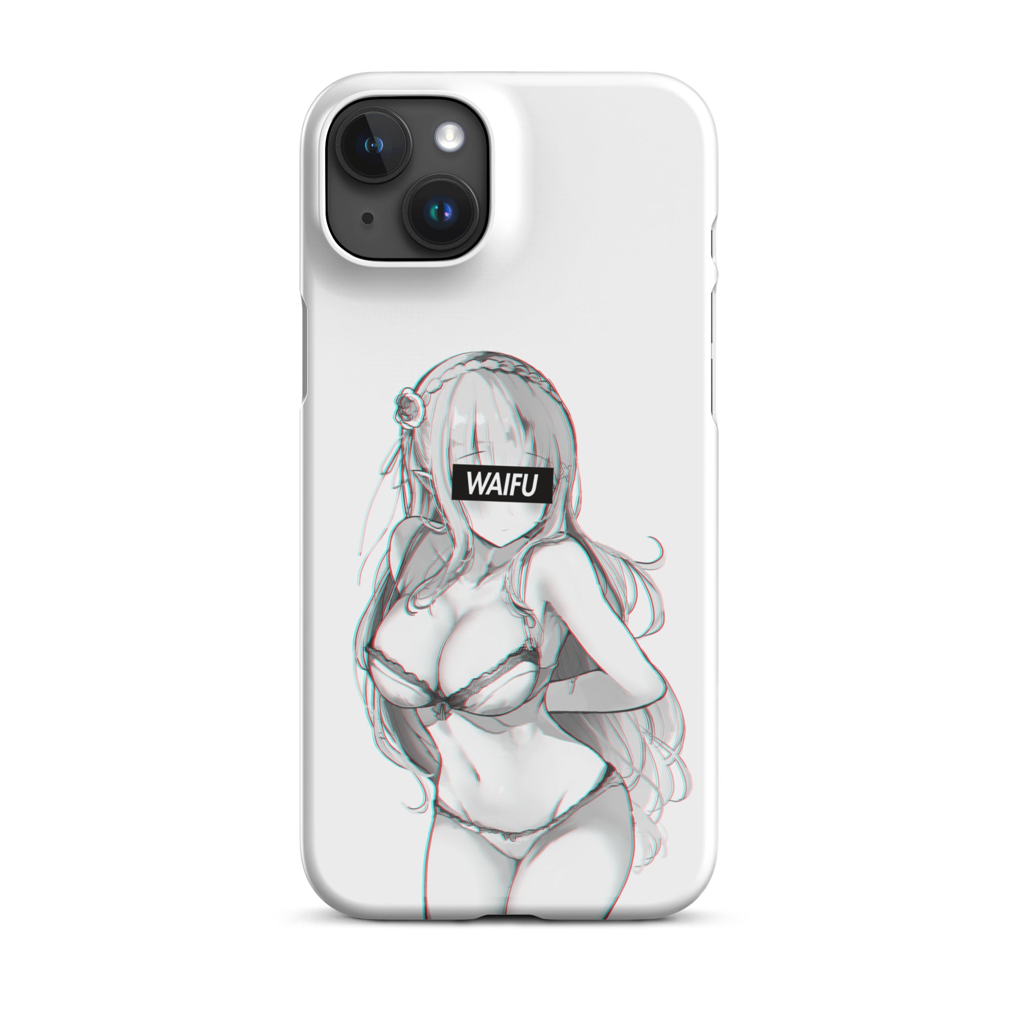 Emilia Waifu Material #004 iPhone Premium Case