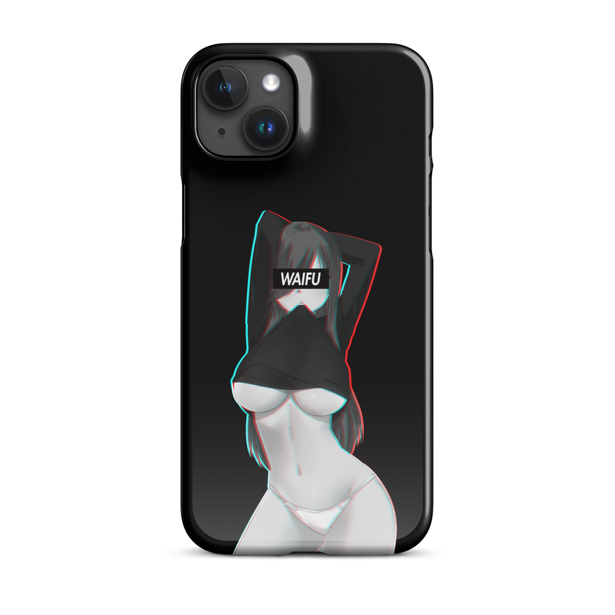 Erza Waifu Material - Black Edition #001 iPhone Premium Case