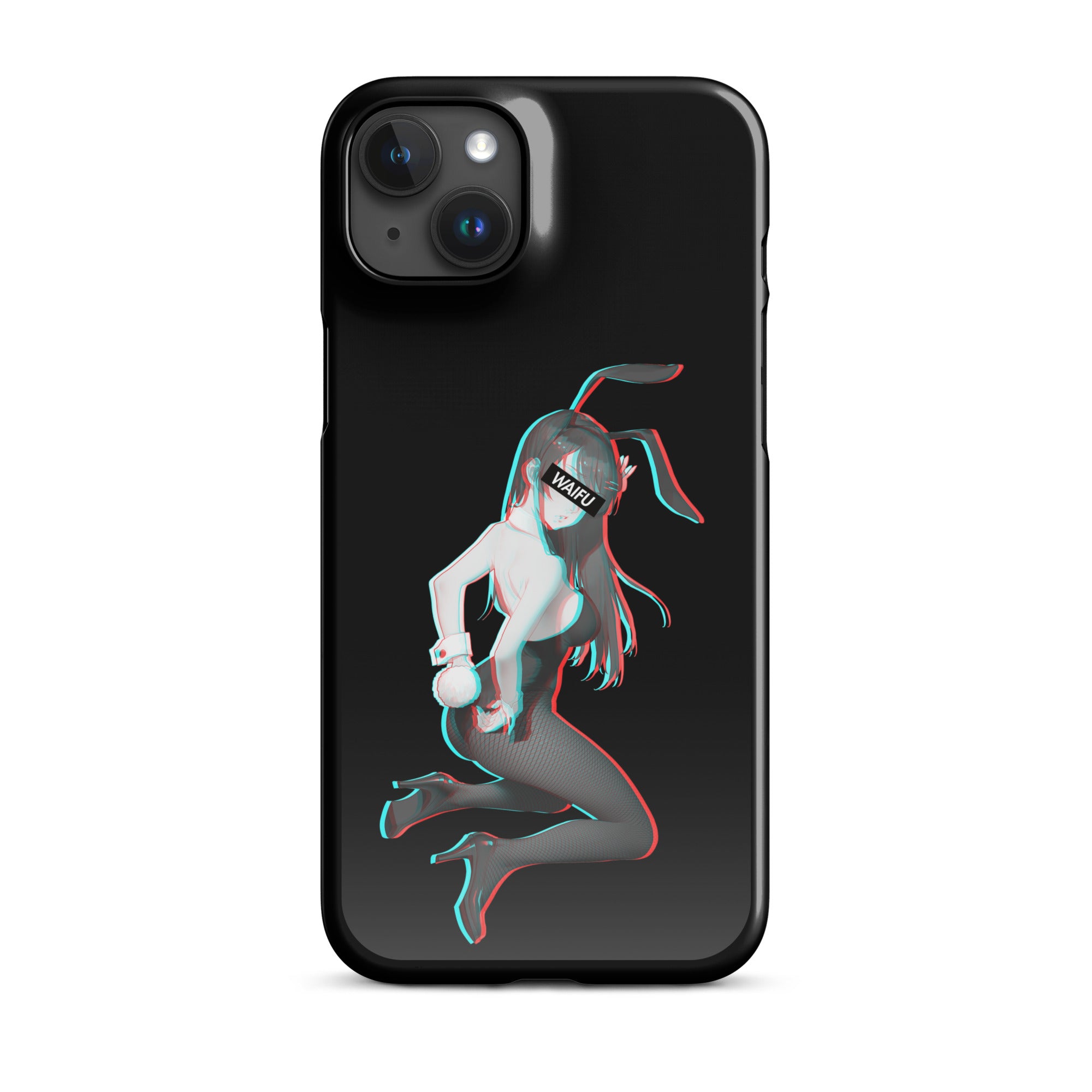 Mai Waifu Material - Black Edition #001 iPhone Premium Case