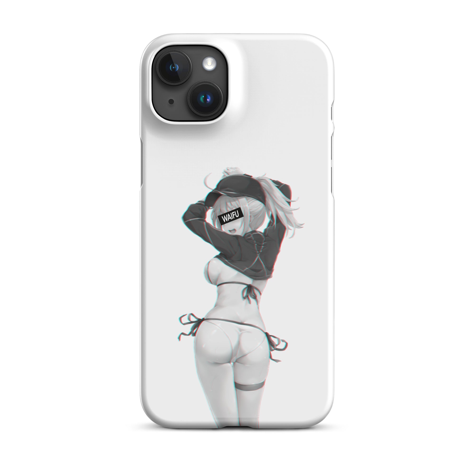 Mysterious Heroine Waifu Material #003 iPhone Premium Case
