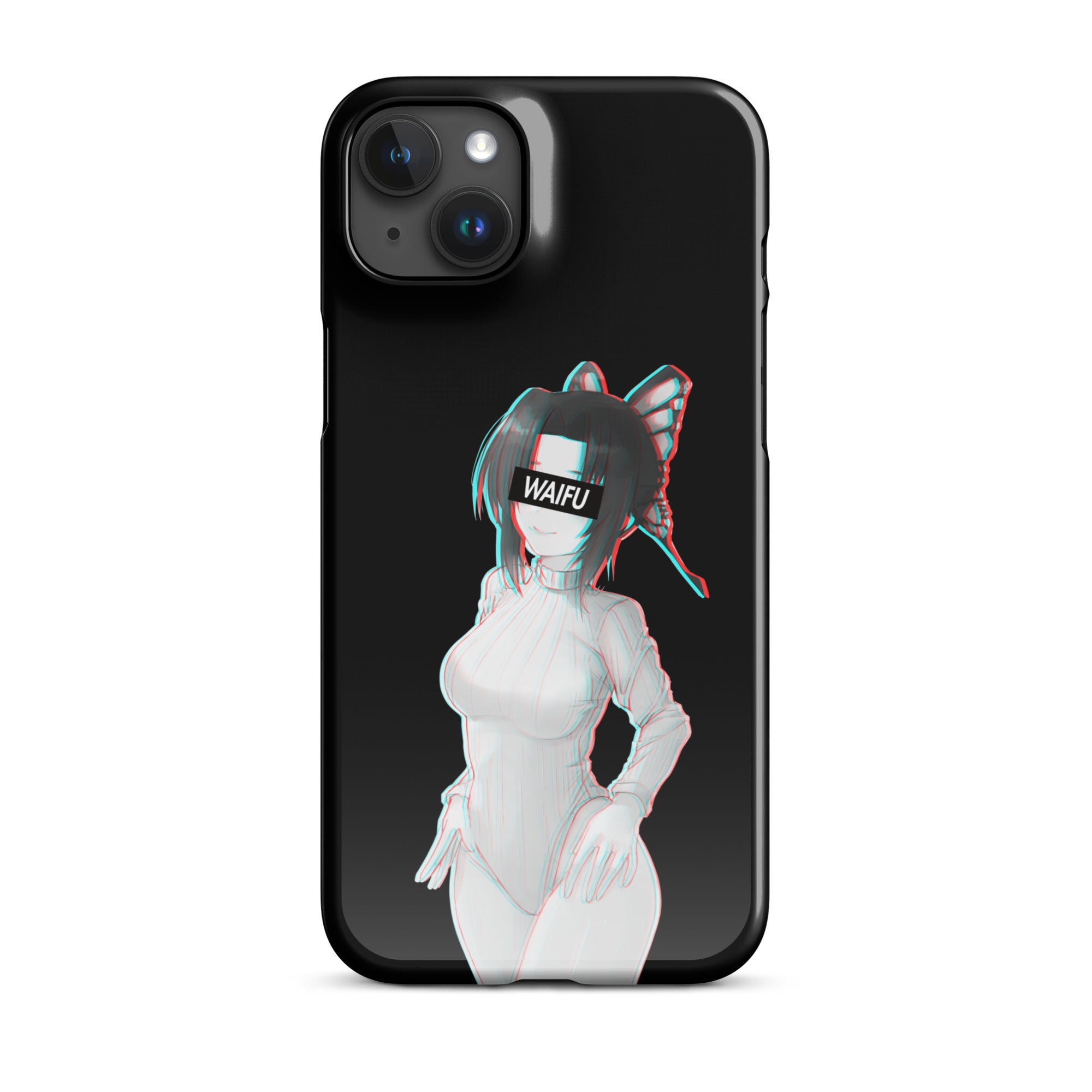 Shinobu Waifu Material - Black Edition #002 iPhone Premium Case