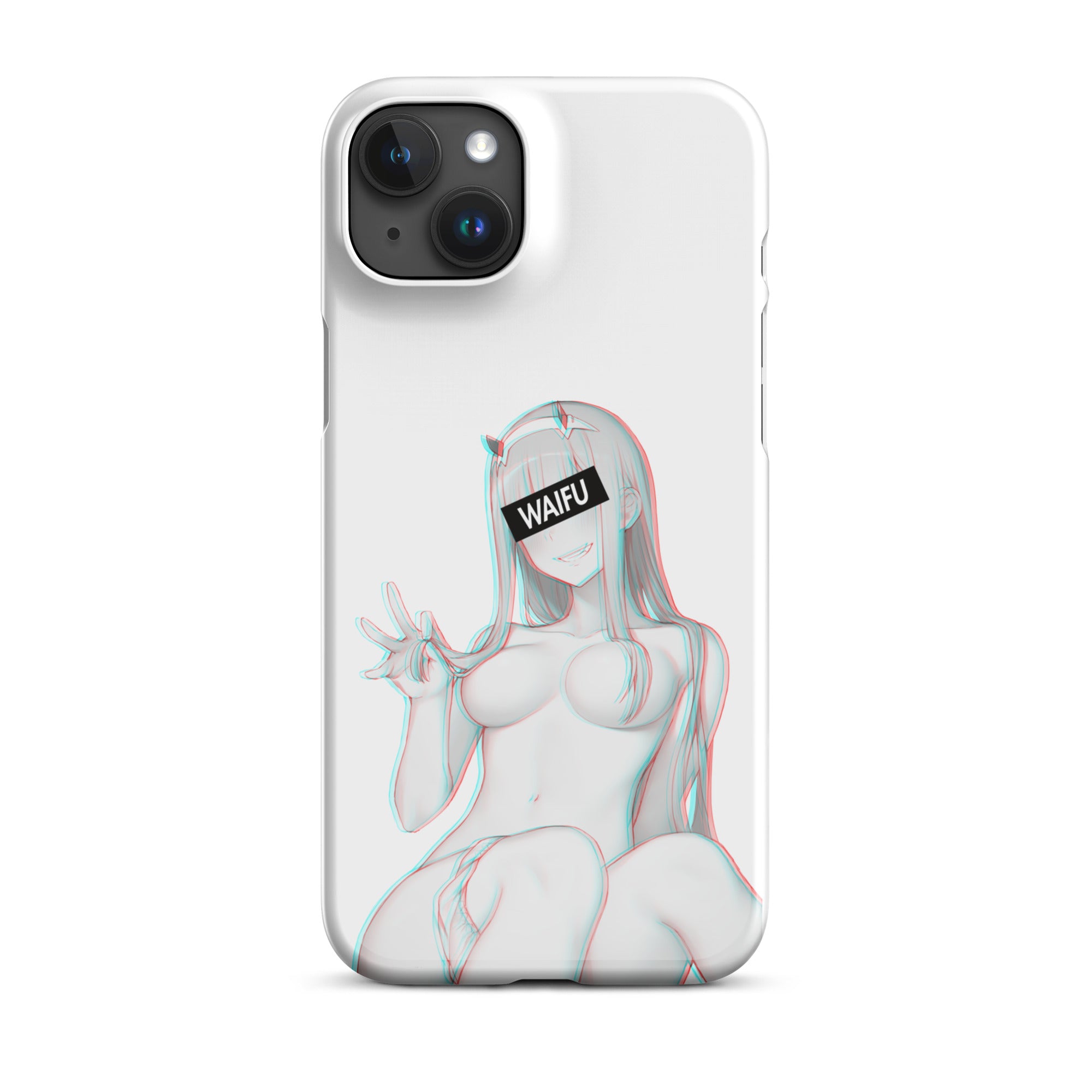 Zero Two Waifu Material #006 iPhone Premium Case