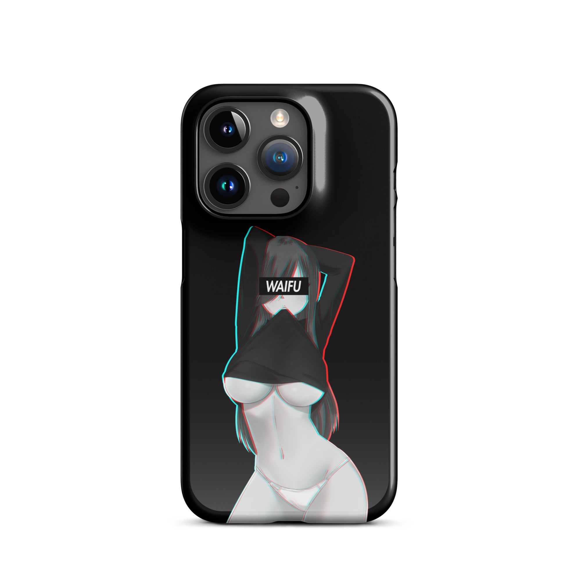 Erza Waifu Material - Black Edition #001 iPhone Premium Case