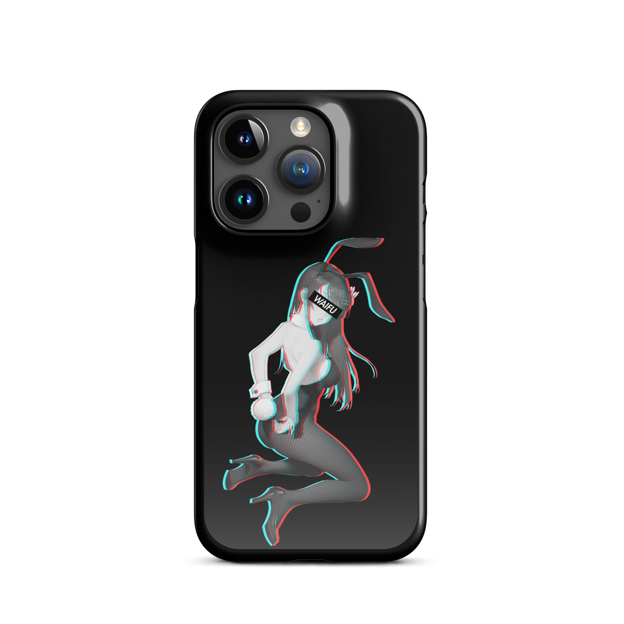 Mai Waifu Material - Black Edition #001 iPhone Premium Case