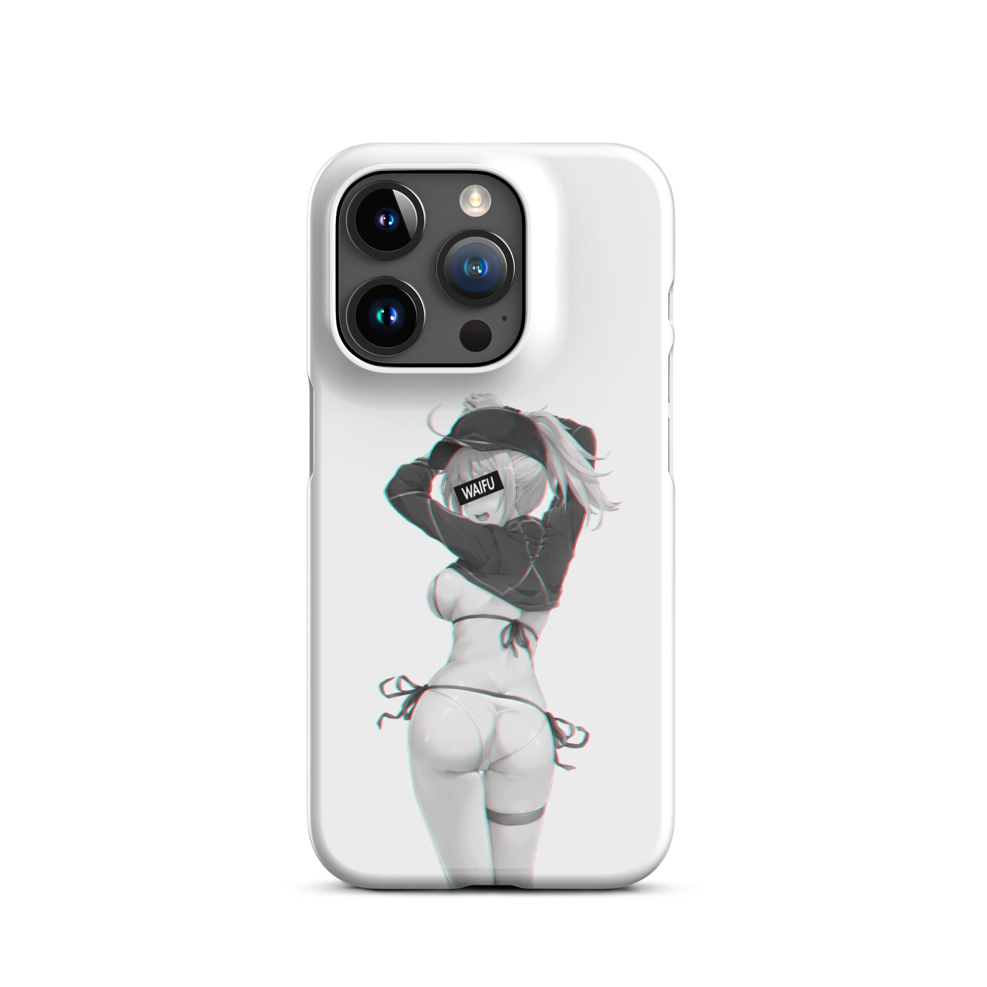 Mysterious Heroine Waifu Material #003 iPhone Premium Case