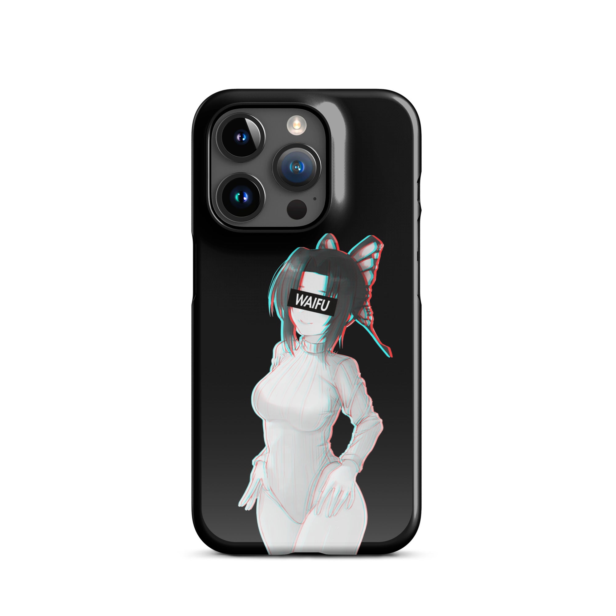 Shinobu Waifu Material - Black Edition #002 iPhone Premium Case