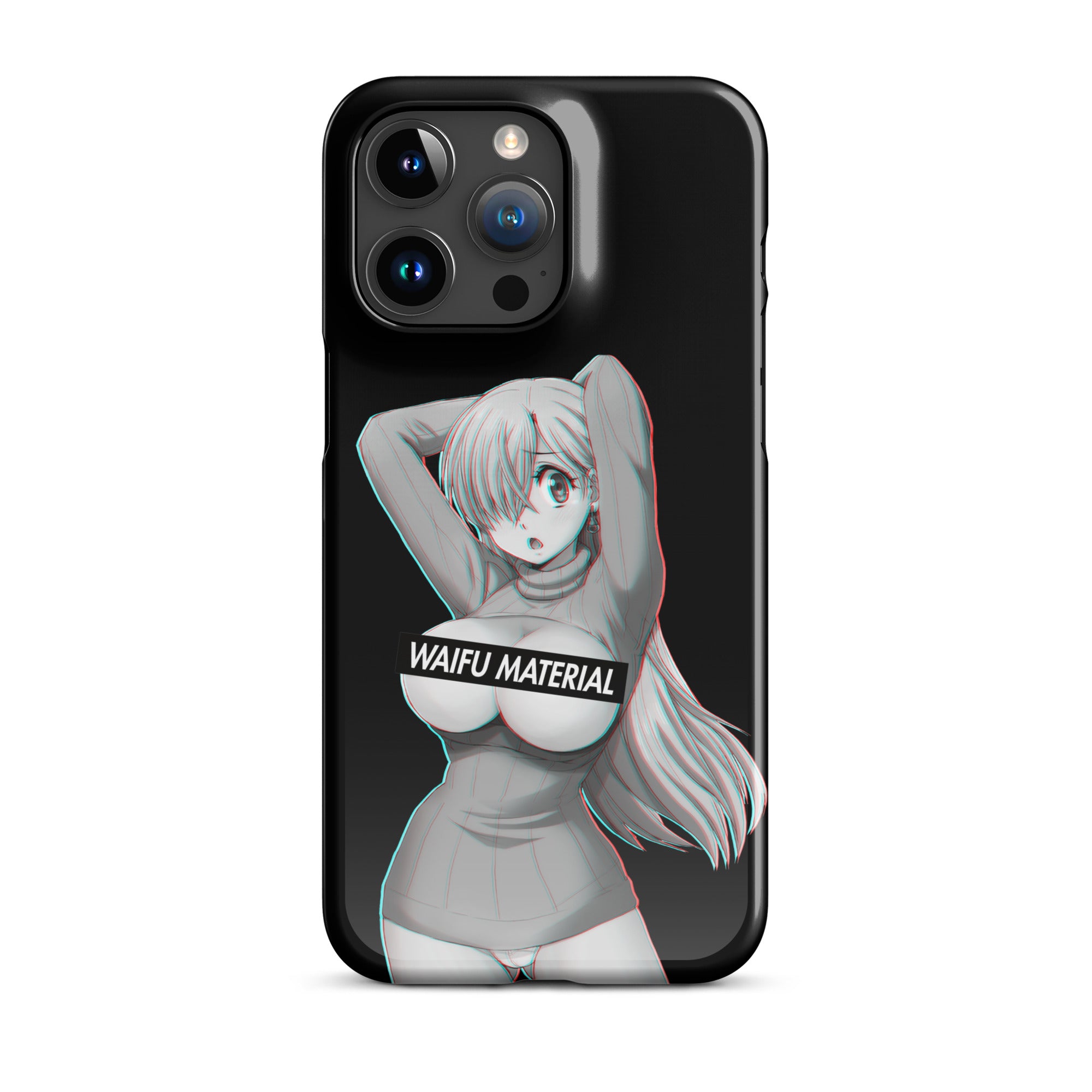 Elizabeth Waifu Material - Black Edition #001 iPhone Premium Case