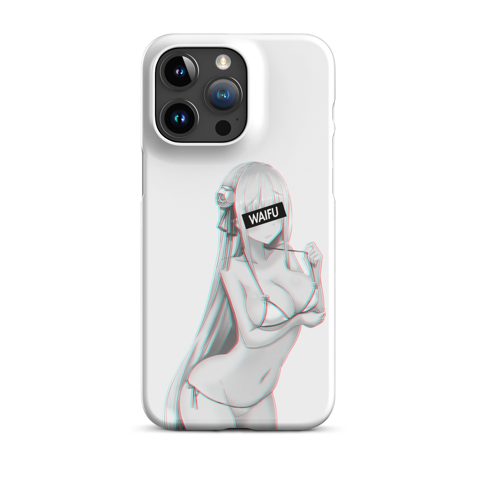 Emilia Waifu Material #002 iPhone Premium Case