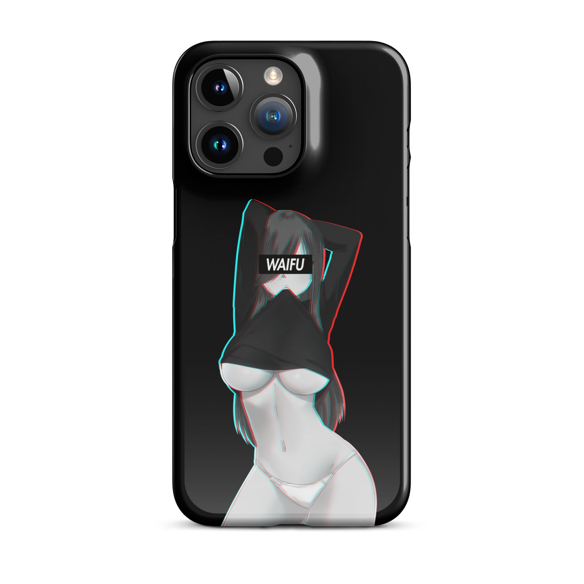 Erza Waifu Material - Black Edition #001 iPhone Premium Case