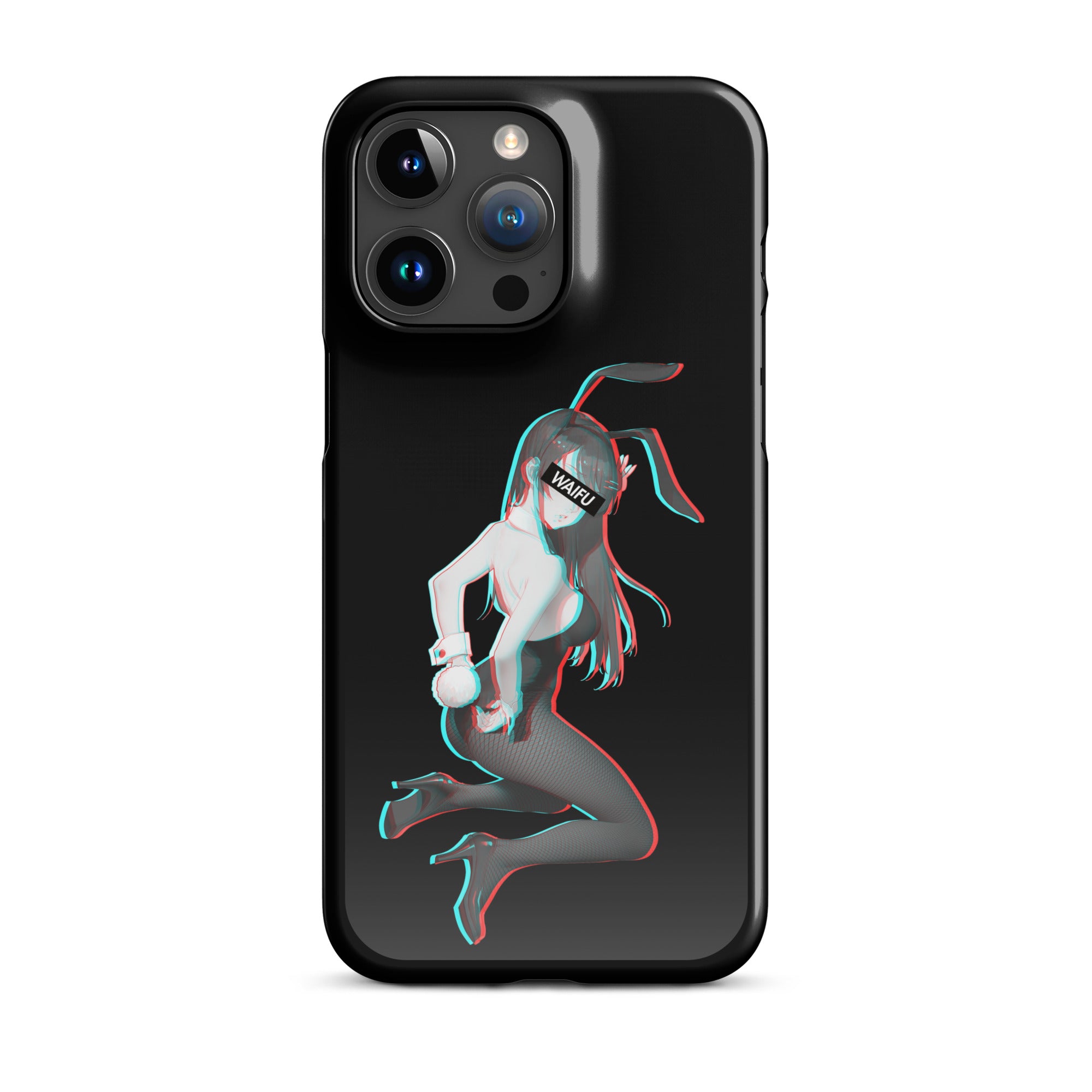 Mai Waifu Material - Black Edition #001 iPhone Premium Case