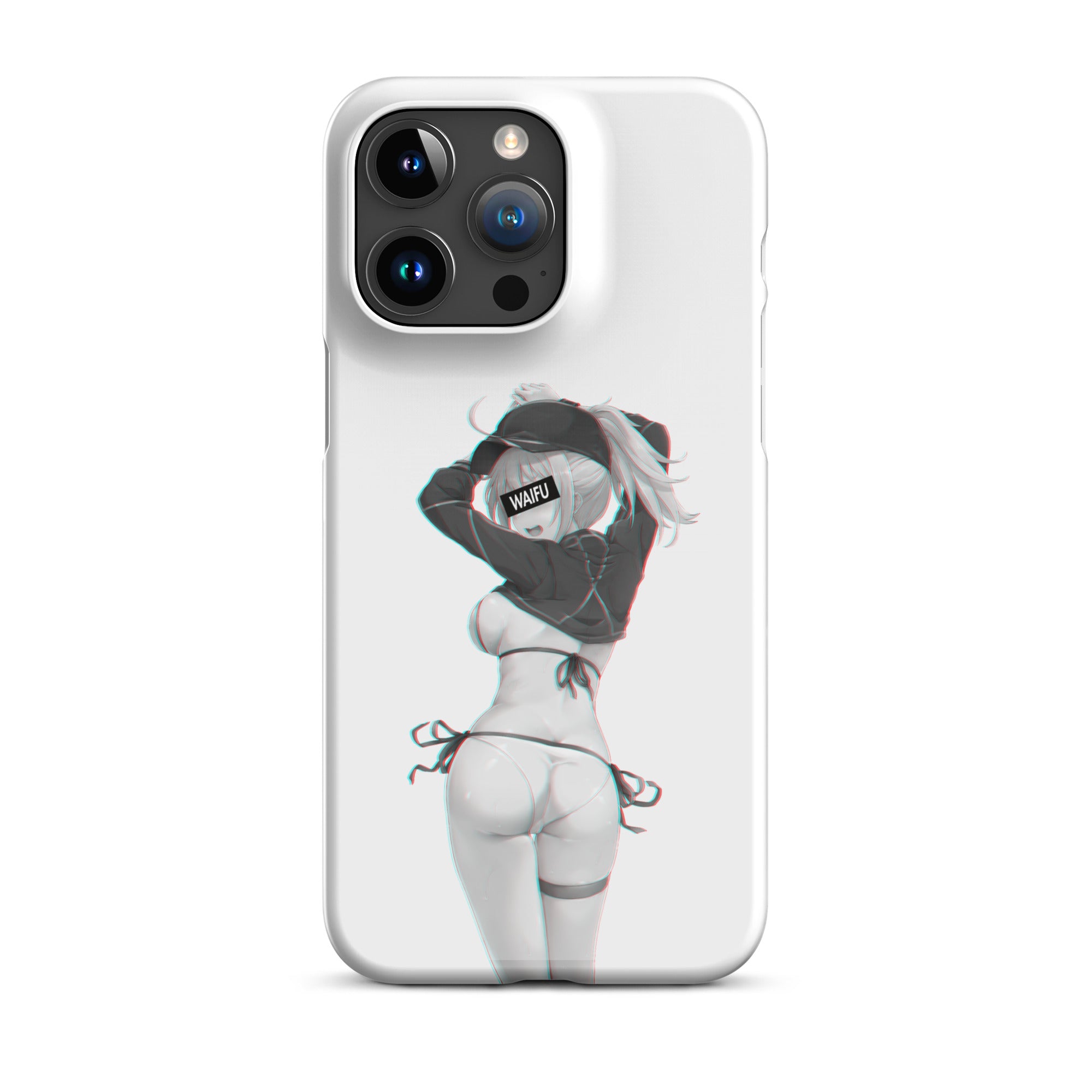 Mysterious Heroine Waifu Material #003 iPhone Premium Case