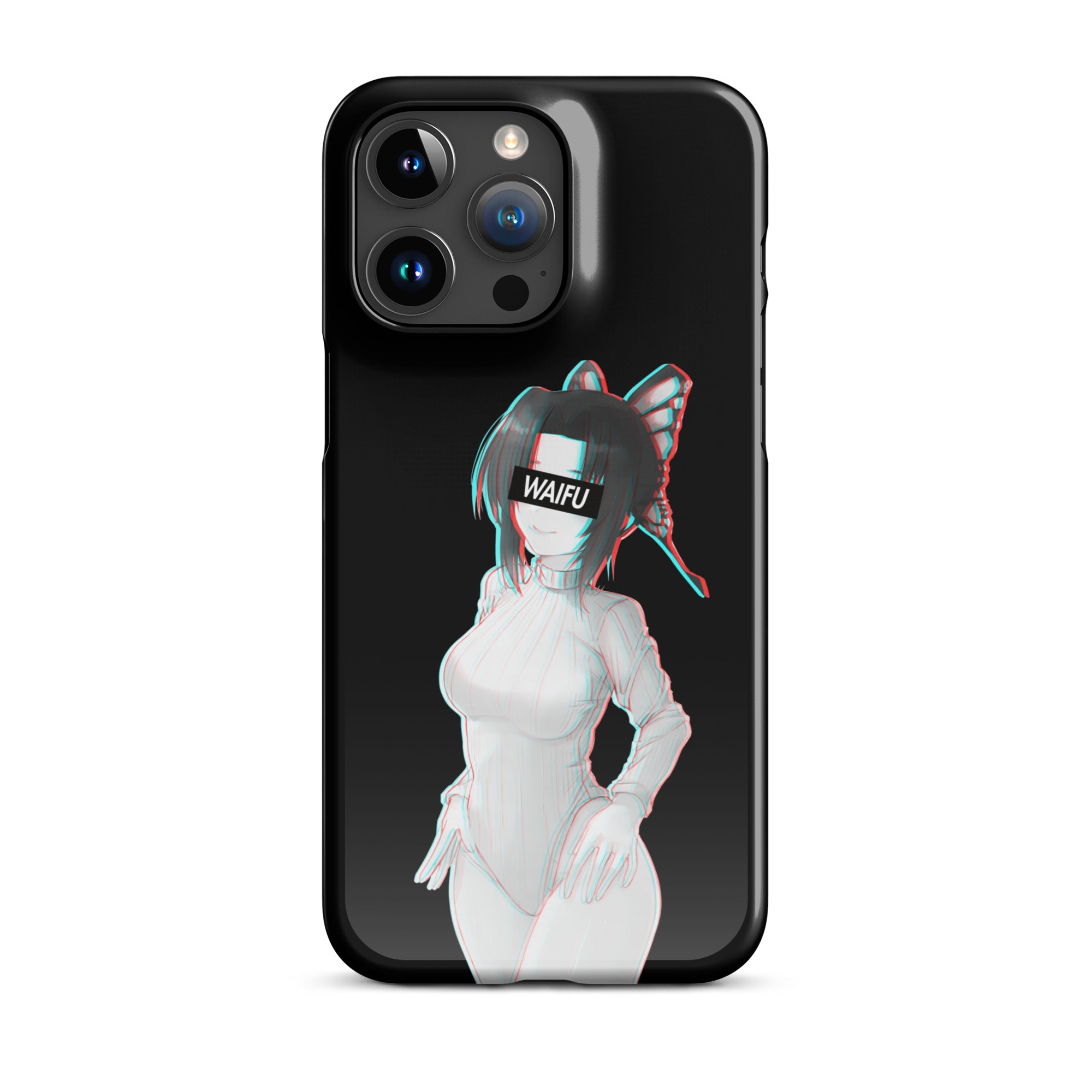 Shinobu Waifu Material - Black Edition #002 iPhone Premium Case