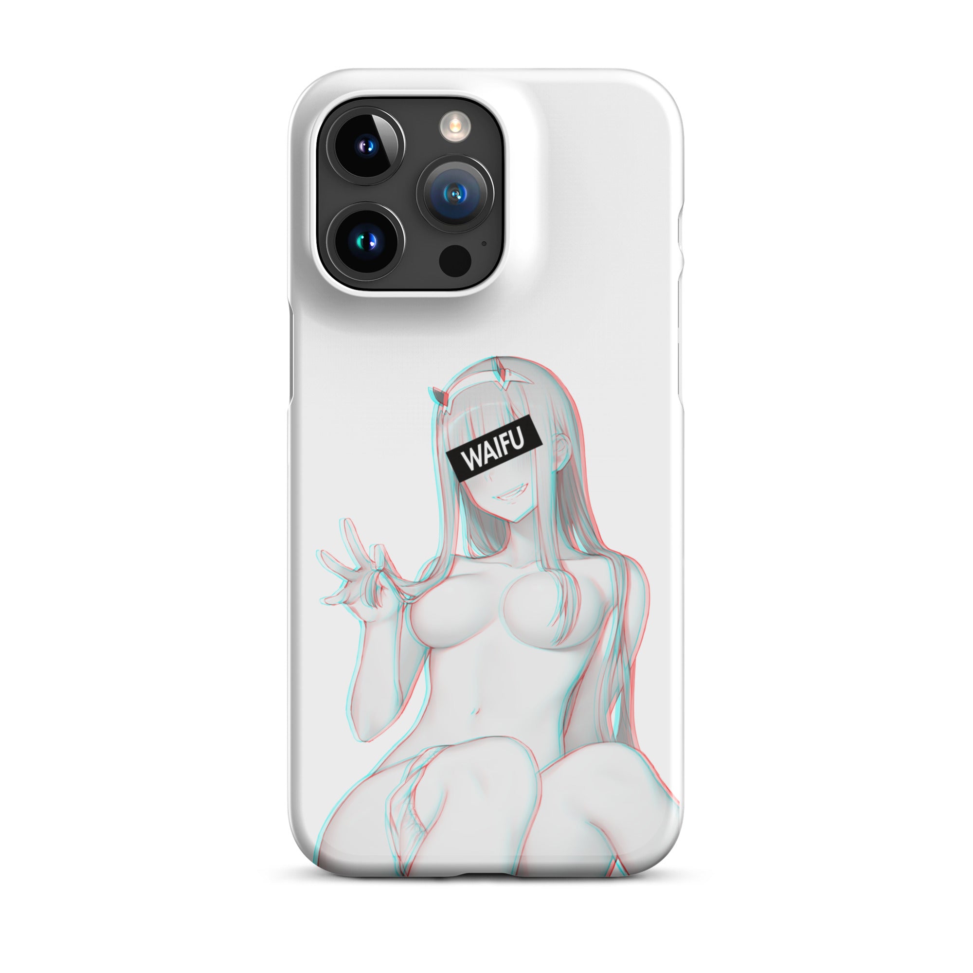 Zero Two Waifu Material #006 iPhone Premium Case