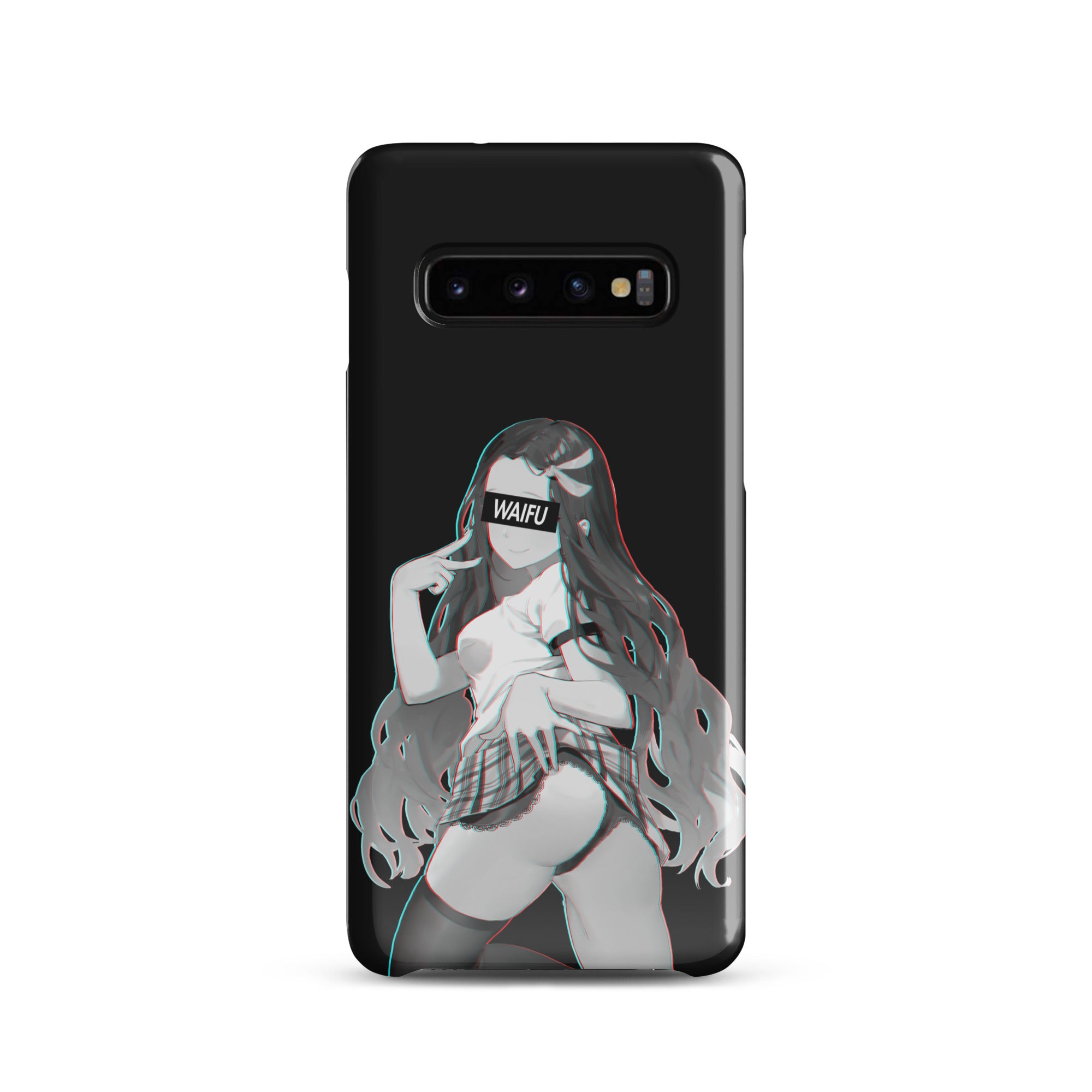 Nezuko Waifu Material - Black Edition #003 Samsung Premium Case