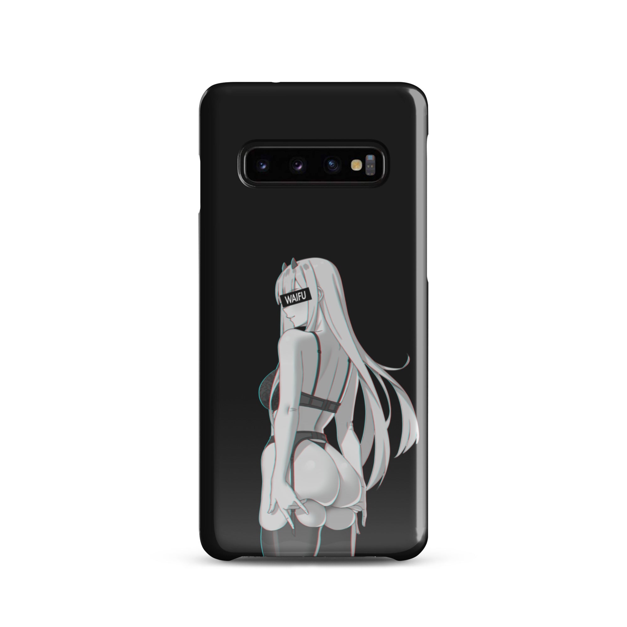 Zero Two Waifu Material - Black Edition #001 Samsung Premium Case