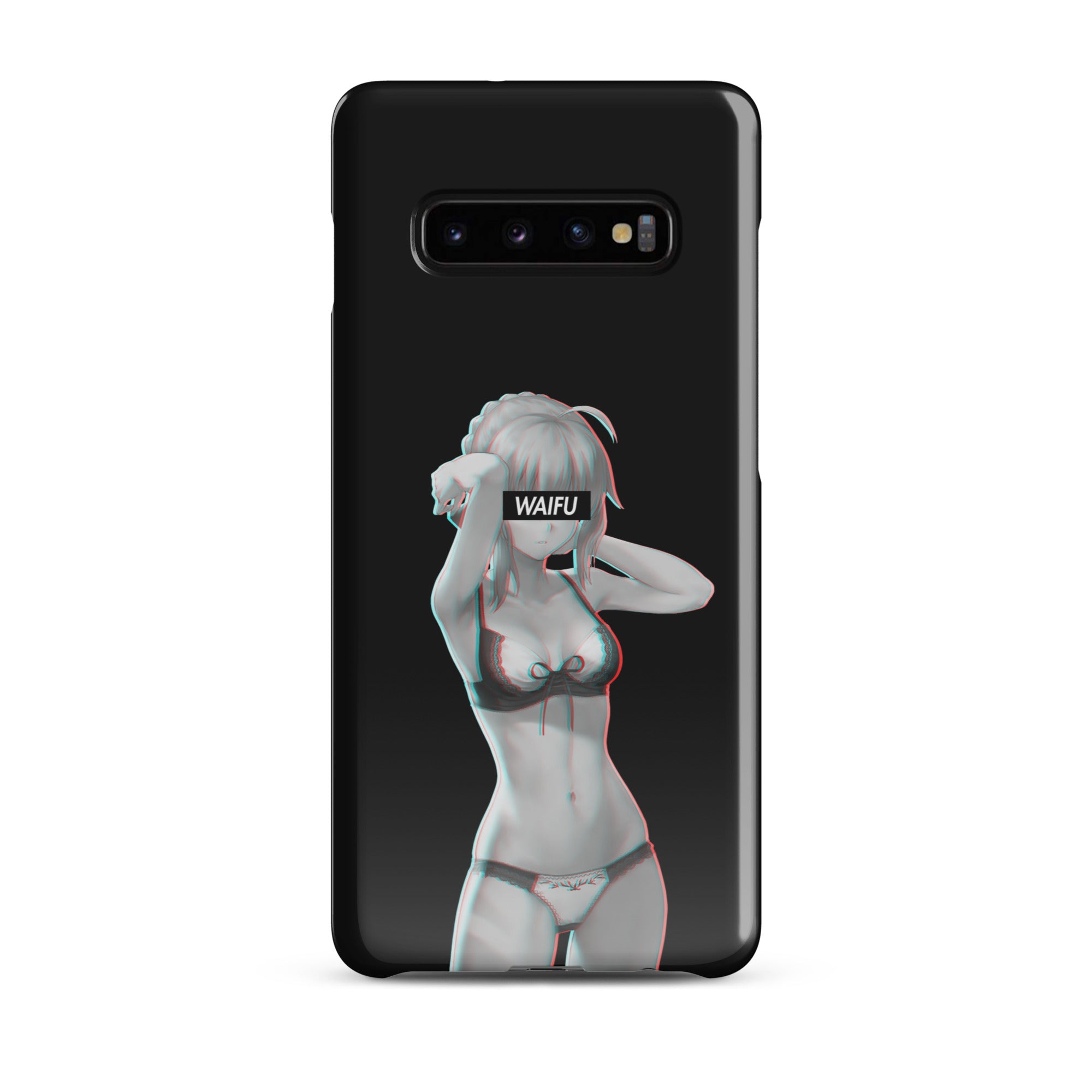 Saber Waifu Material - Black Edition #001 Samsung Premium Case