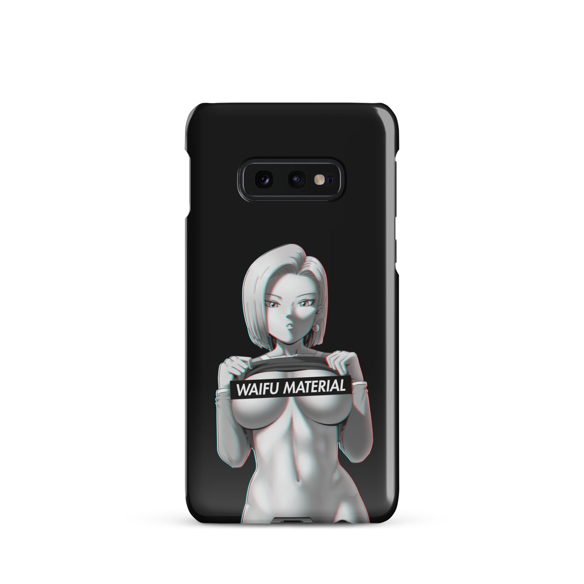 C18 Waifu Material - Black Edition #001 Samsung Premium Case