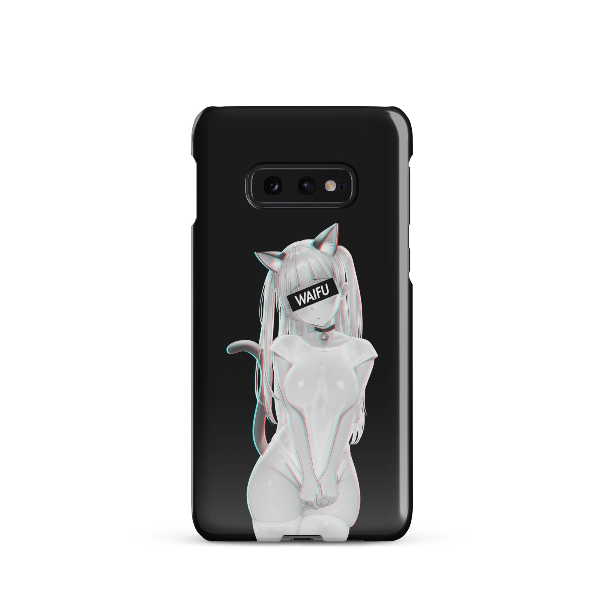 Cute Anime Girl Waifu Material - Black Edition #002 Samsung Premium Case