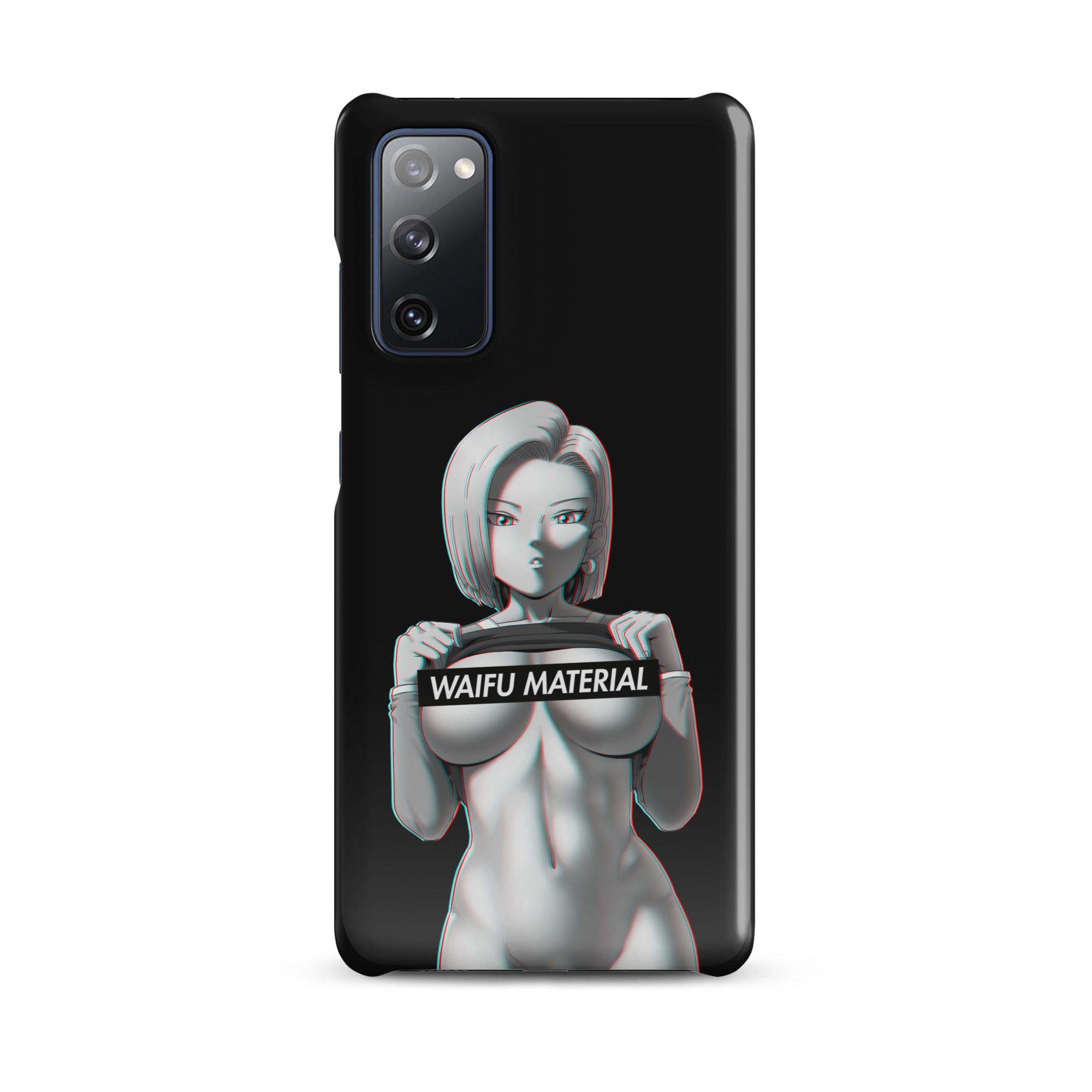 C18 Waifu Material - Black Edition #001 Samsung Premium Case