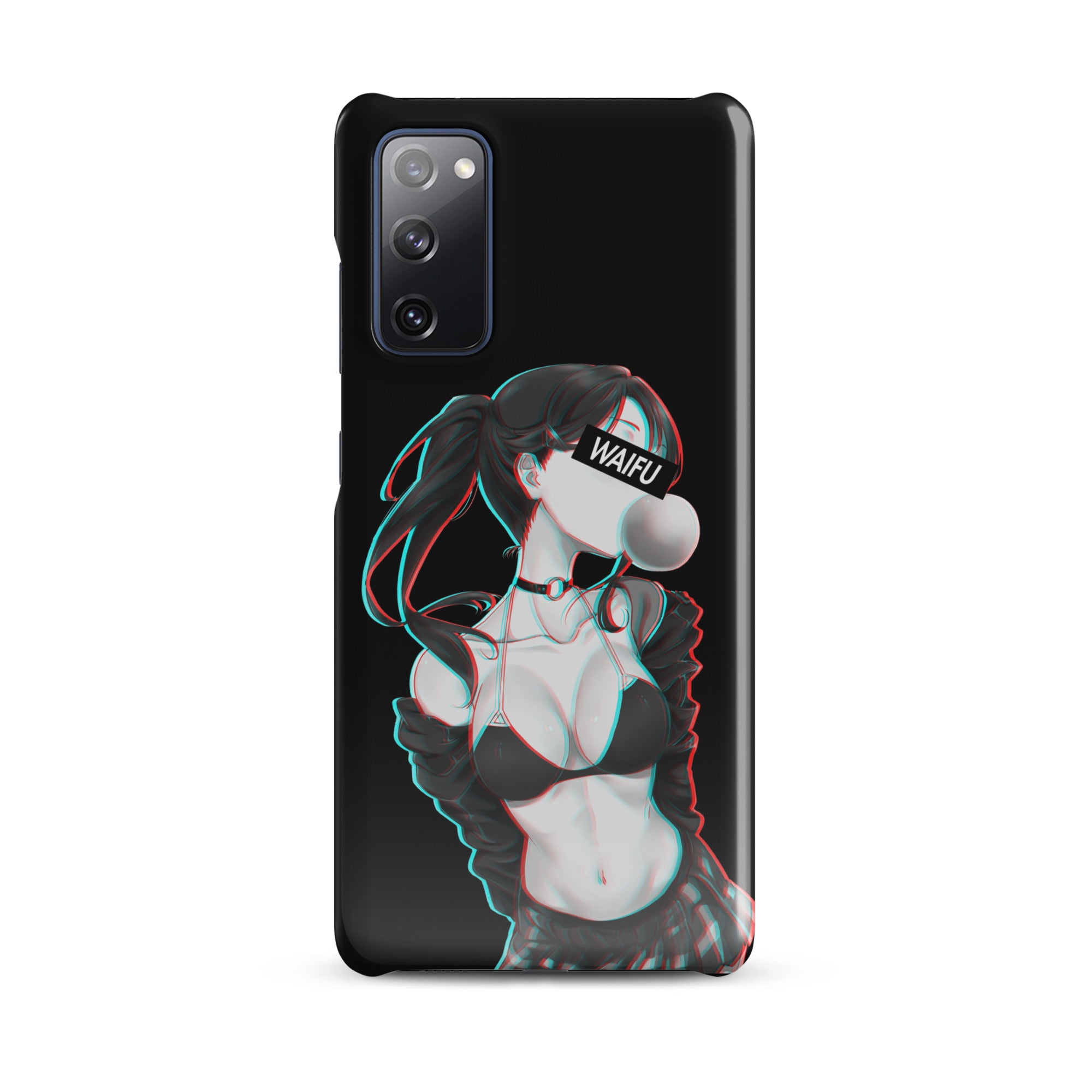 Cute Anime Girl Waifu Material - Black Edition #001 Samsung Premium Case