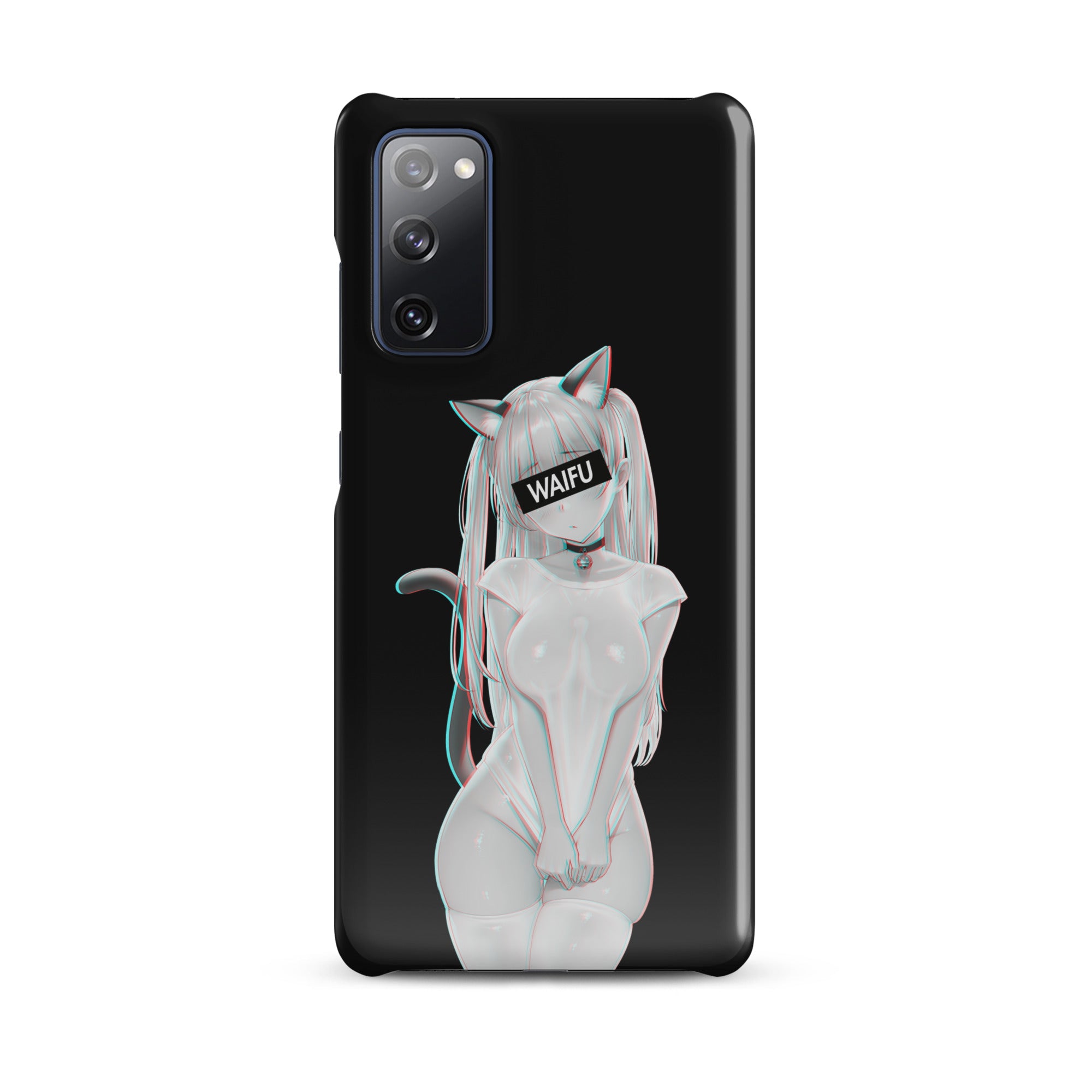 Cute Anime Girl Waifu Material - Black Edition #002 Samsung Premium Case