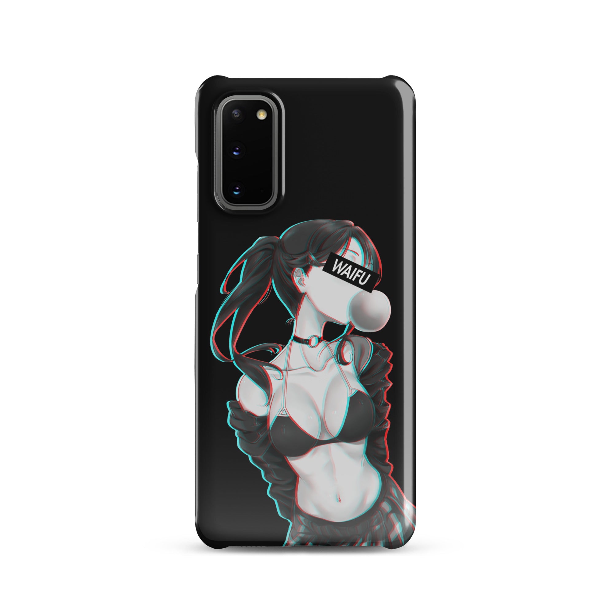 Cute Anime Girl Waifu Material - Black Edition #001 Samsung Premium Case