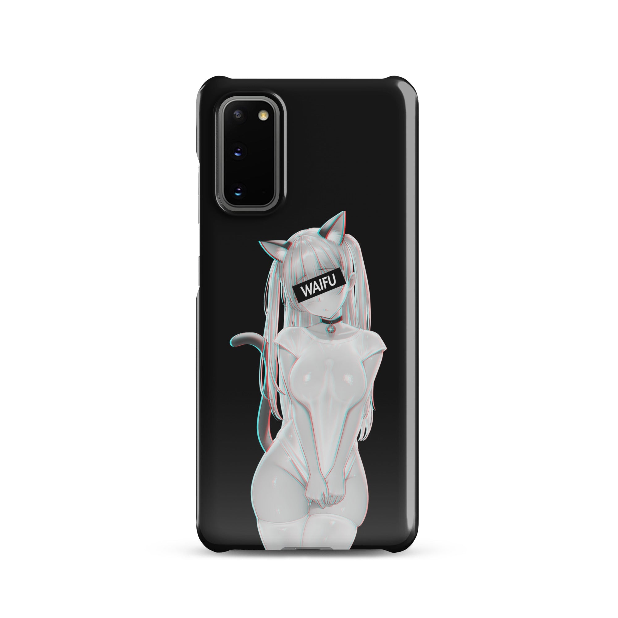 Cute Anime Girl Waifu Material - Black Edition #002 Samsung Premium Case